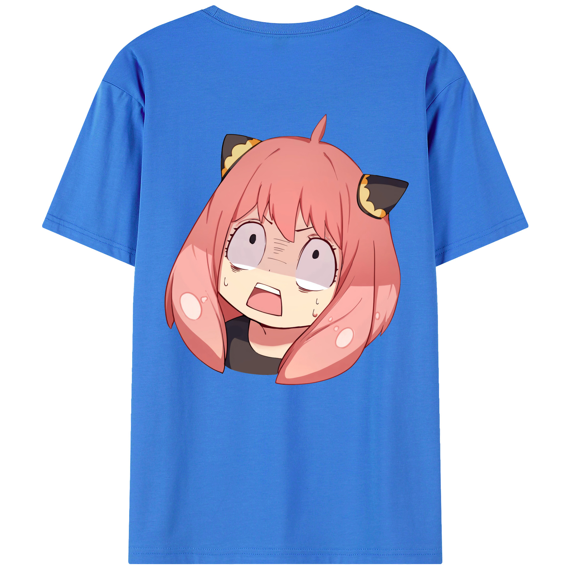（画像用） SPY×FAMILY间谍家家酒 綿100％ メンズ半袖Tシャツ（バックプリント） 通気性