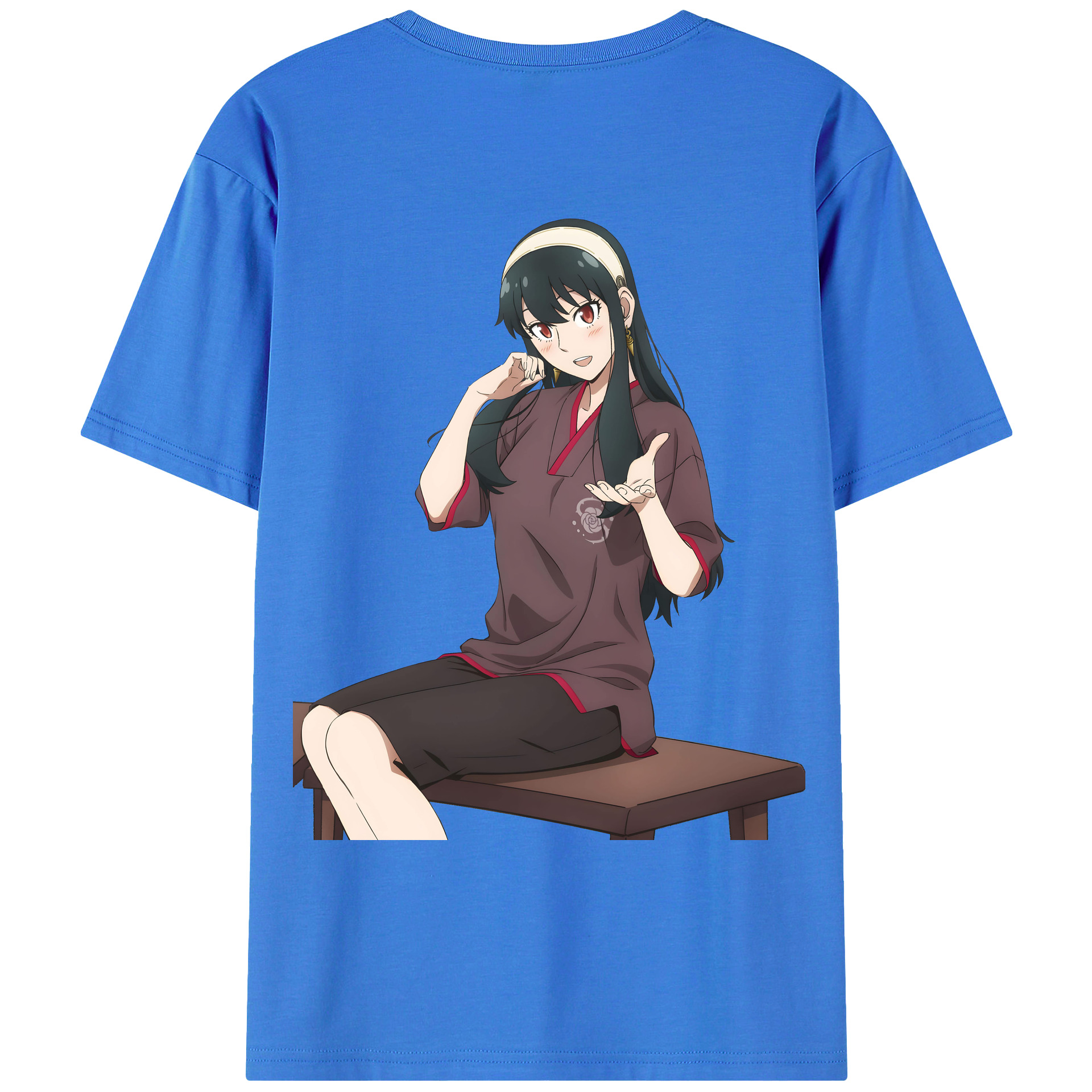 （画像用） SPY×FAMILY间谍家家酒 綿100％ メンズ半袖Tシャツ（バックプリント） 通気性