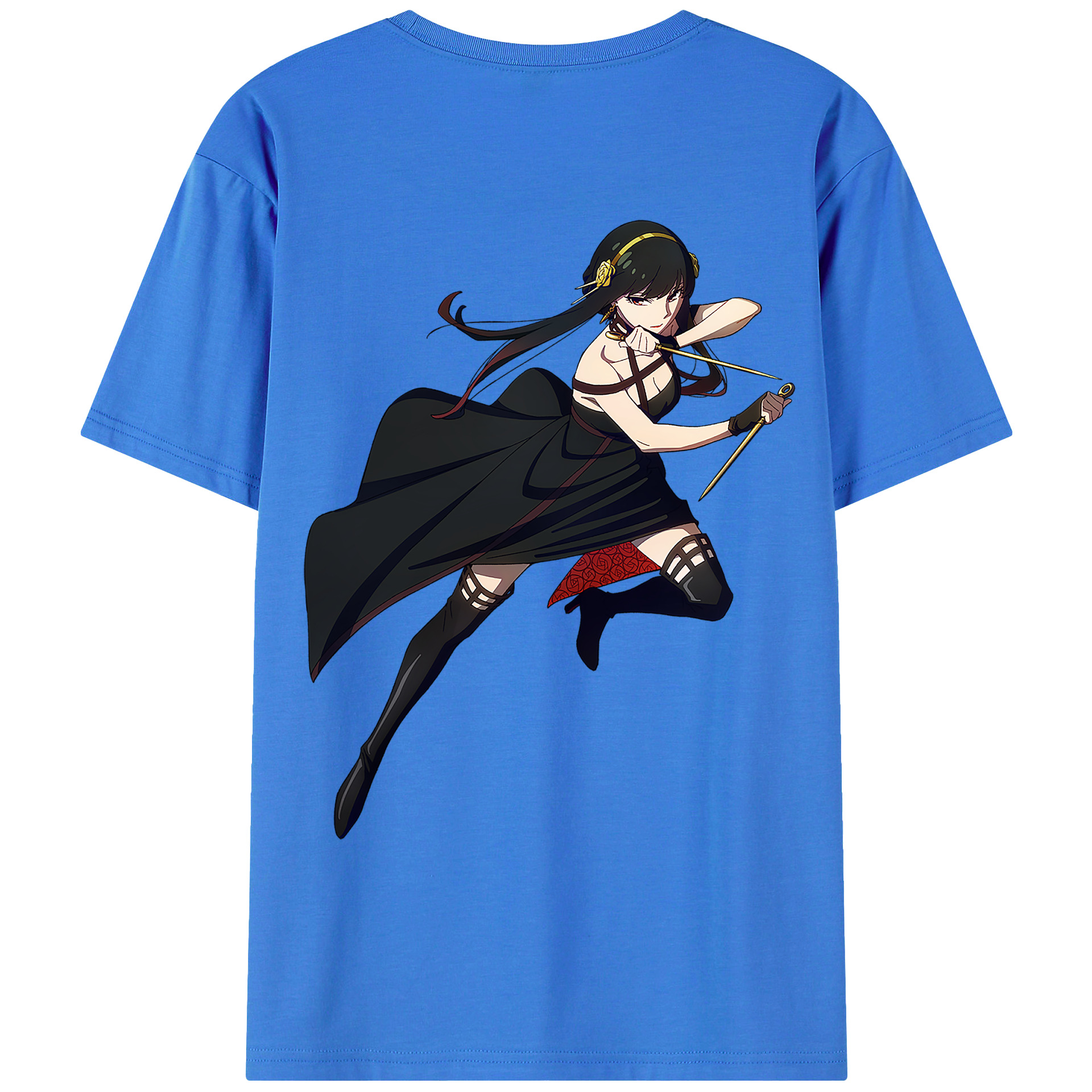 （画像用） SPY×FAMILY间谍家家酒 綿100％ メンズ半袖Tシャツ（バックプリント） 通気性