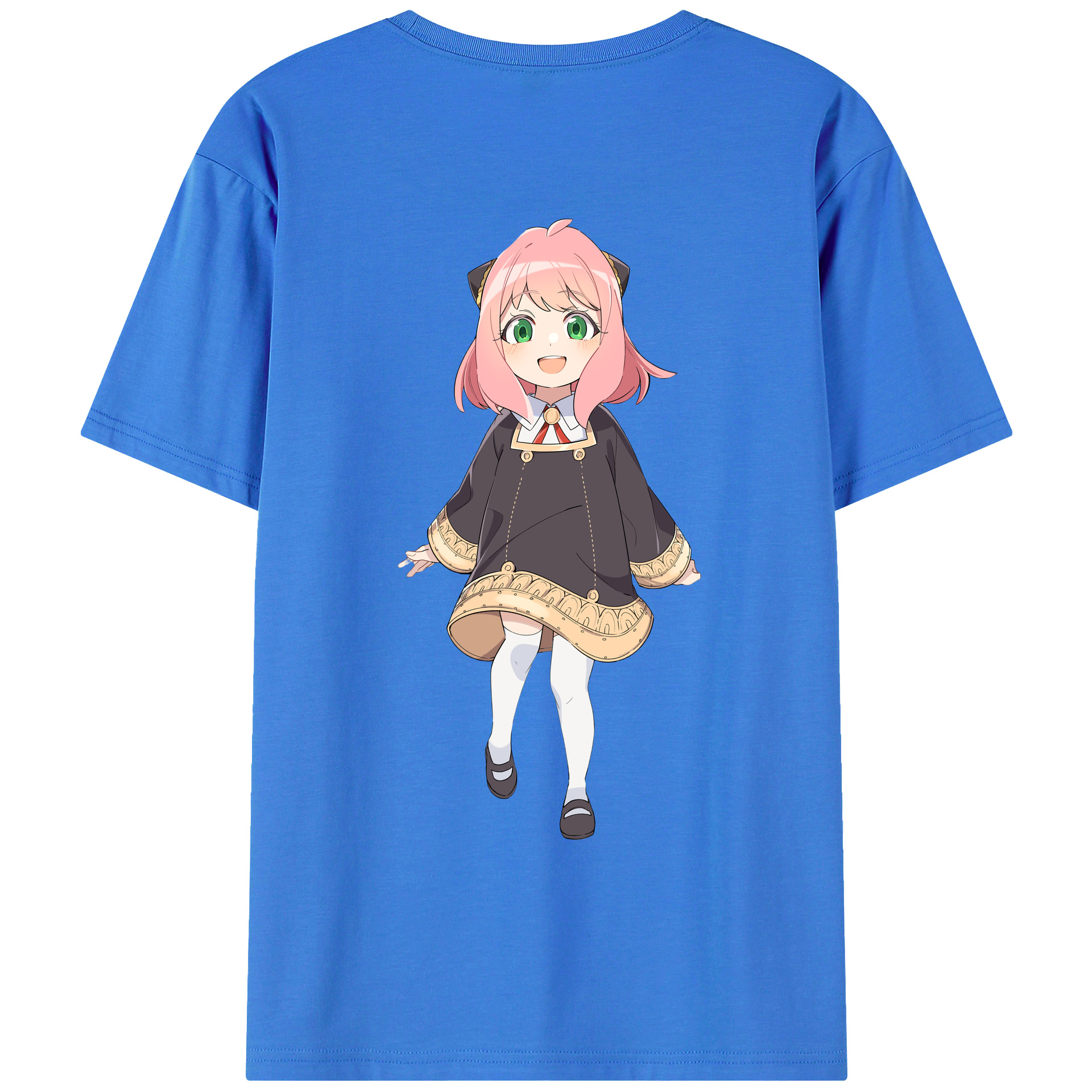 （画像用） SPY×FAMILY间谍家家酒 綿100％ メンズ半袖Tシャツ（バックプリント） 通気性