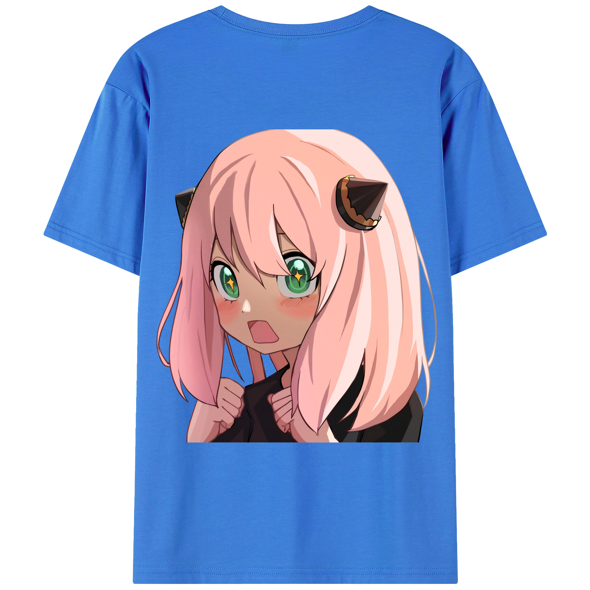 （画像用） SPY×FAMILY间谍家家酒 綿100％ メンズ半袖Tシャツ（バックプリント） 通気性
