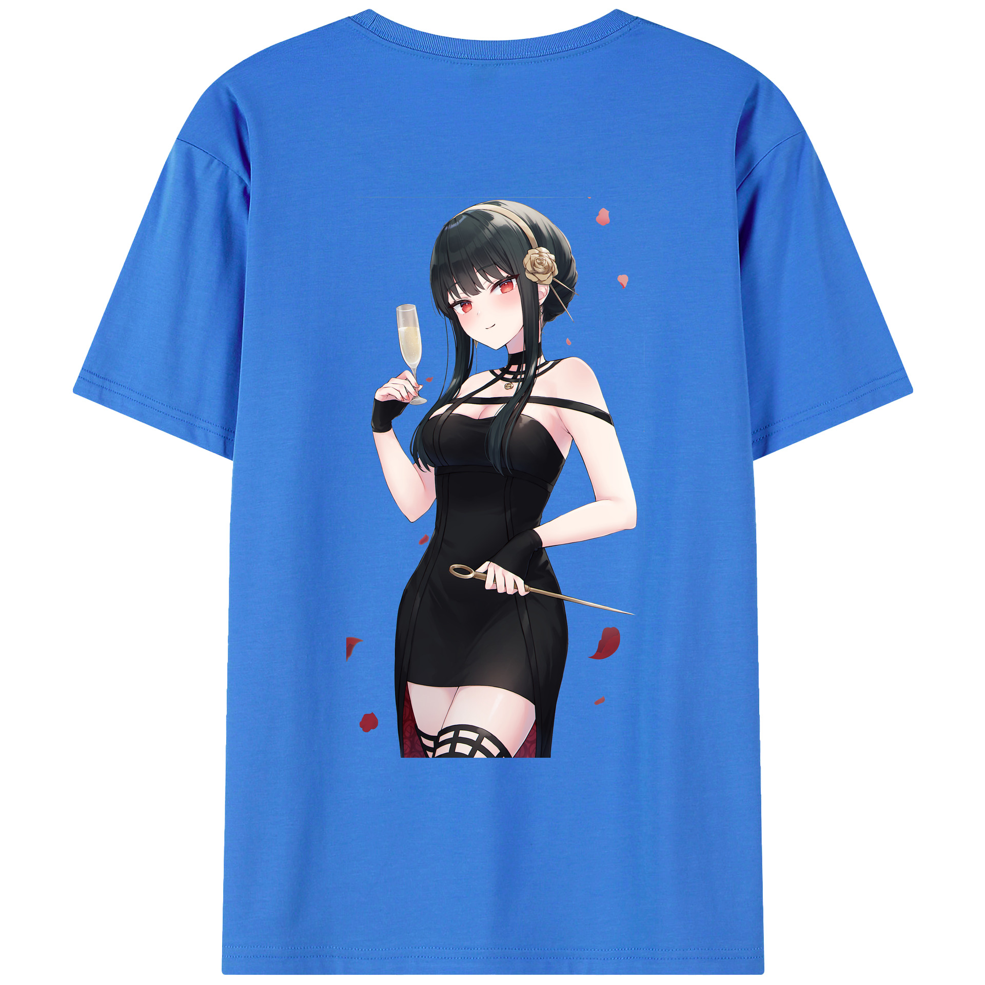 （画像用） SPY×FAMILY间谍家家酒 綿100％ メンズ半袖Tシャツ（バックプリント） 通気性