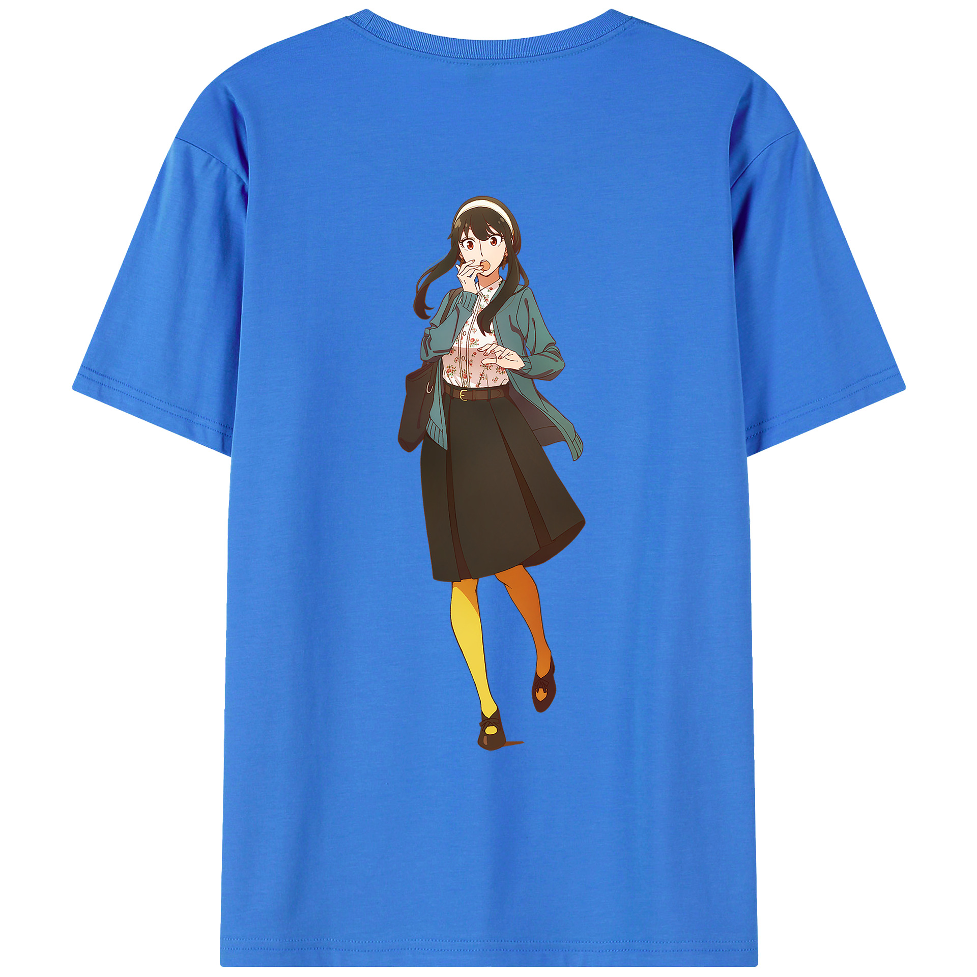 （画像用） SPY×FAMILY间谍家家酒 綿100％ メンズ半袖Tシャツ（バックプリント） 通気性