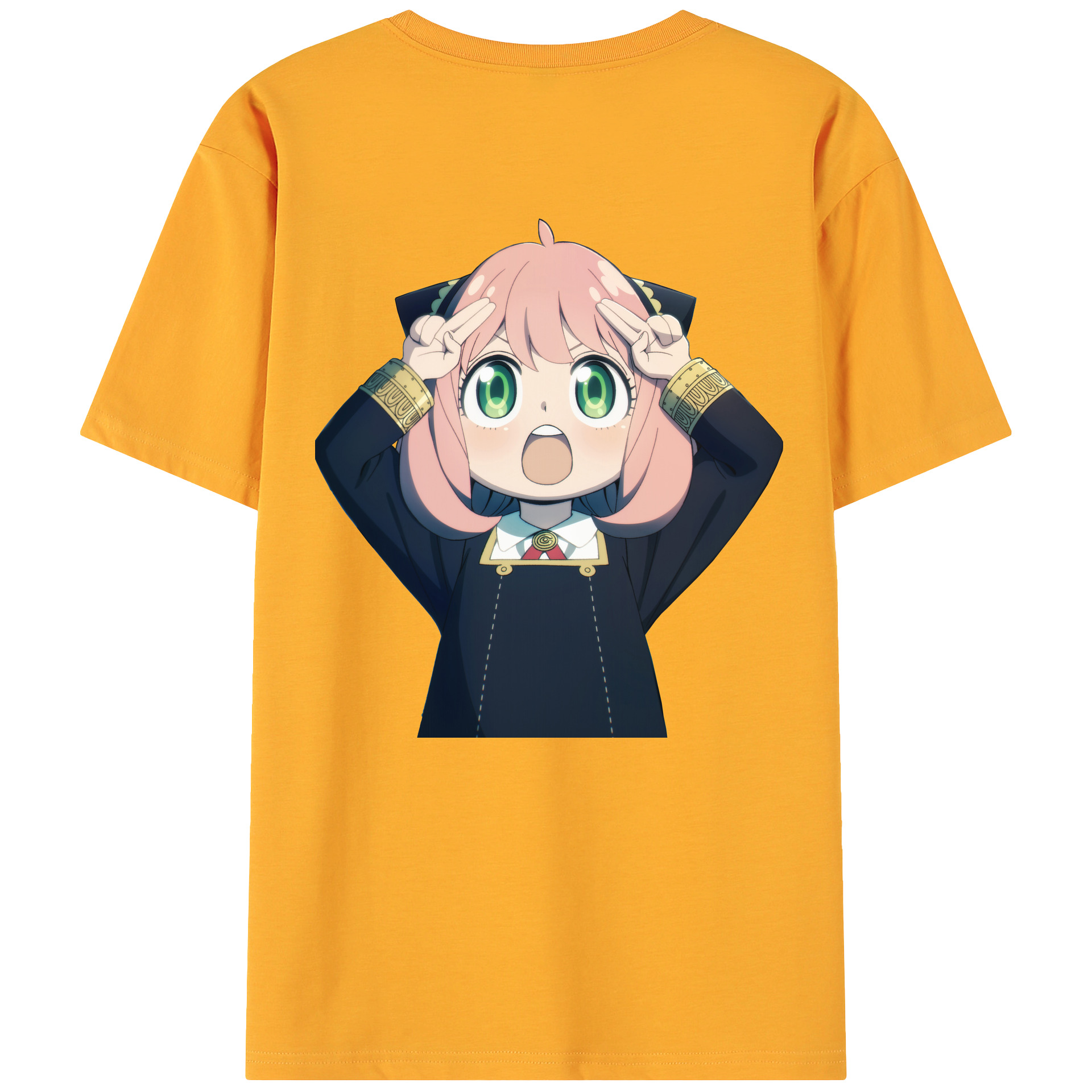 （画像用） SPY×FAMILY间谍家家酒 綿100％ メンズ半袖Tシャツ（バックプリント） 通気性