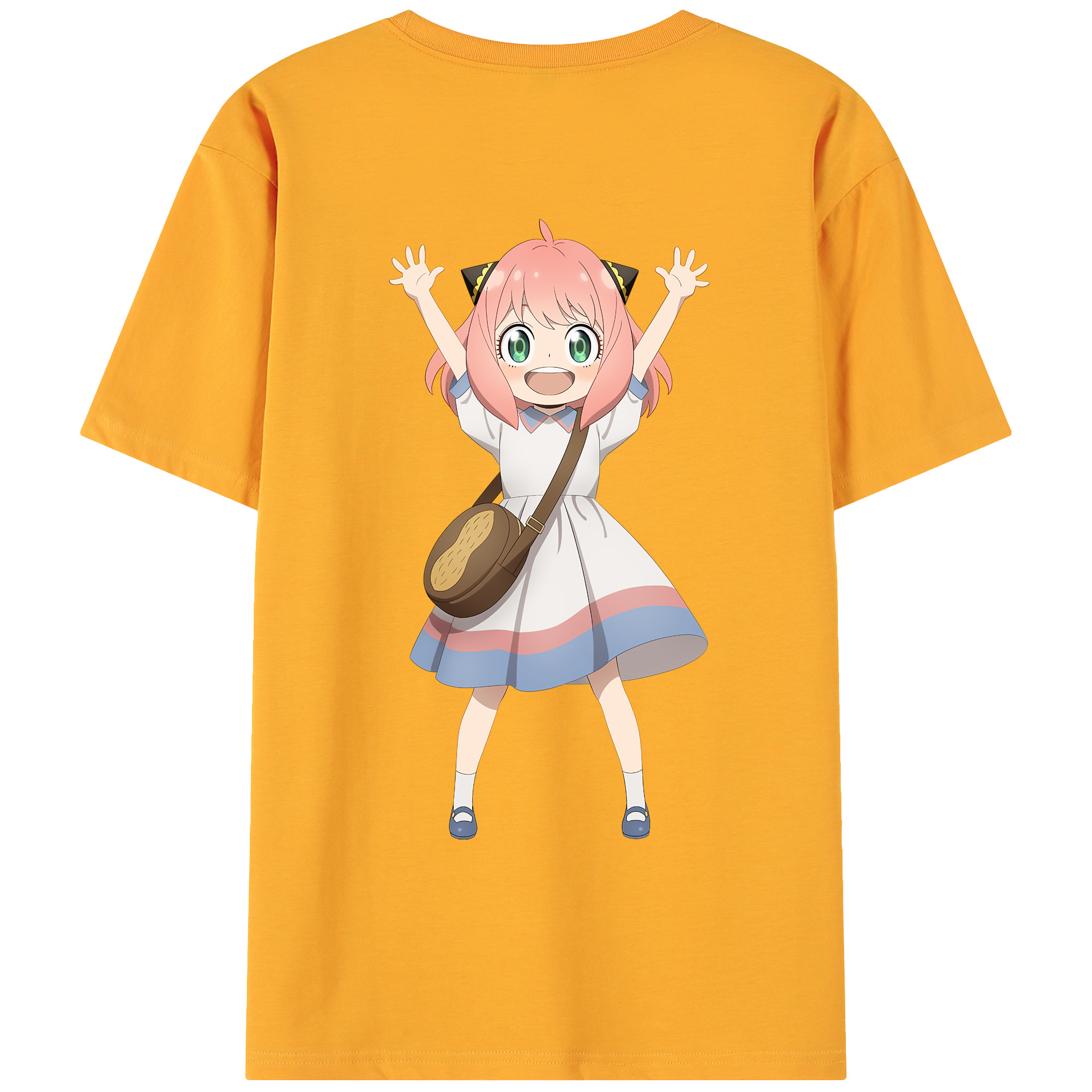 （画像用） SPY×FAMILY间谍家家酒 綿100％ メンズ半袖Tシャツ（バックプリント） 通気性