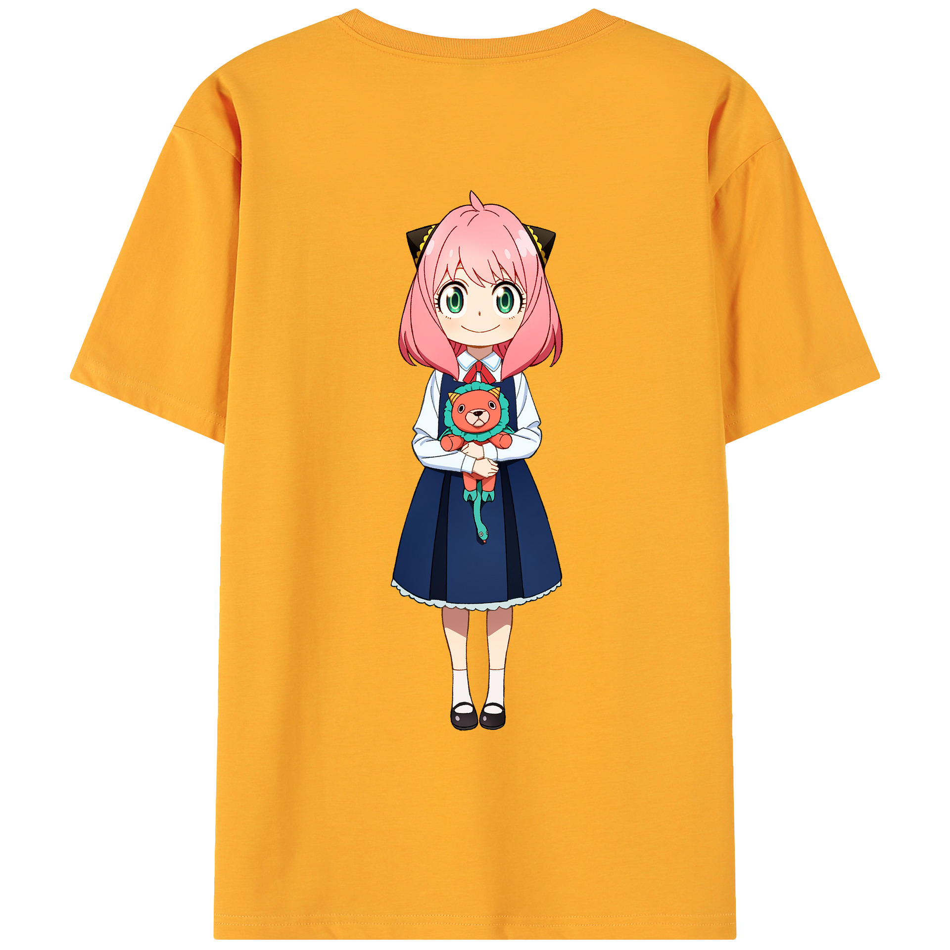 （画像用） SPY×FAMILY间谍家家酒 綿100％ メンズ半袖Tシャツ（バックプリント） 通気性