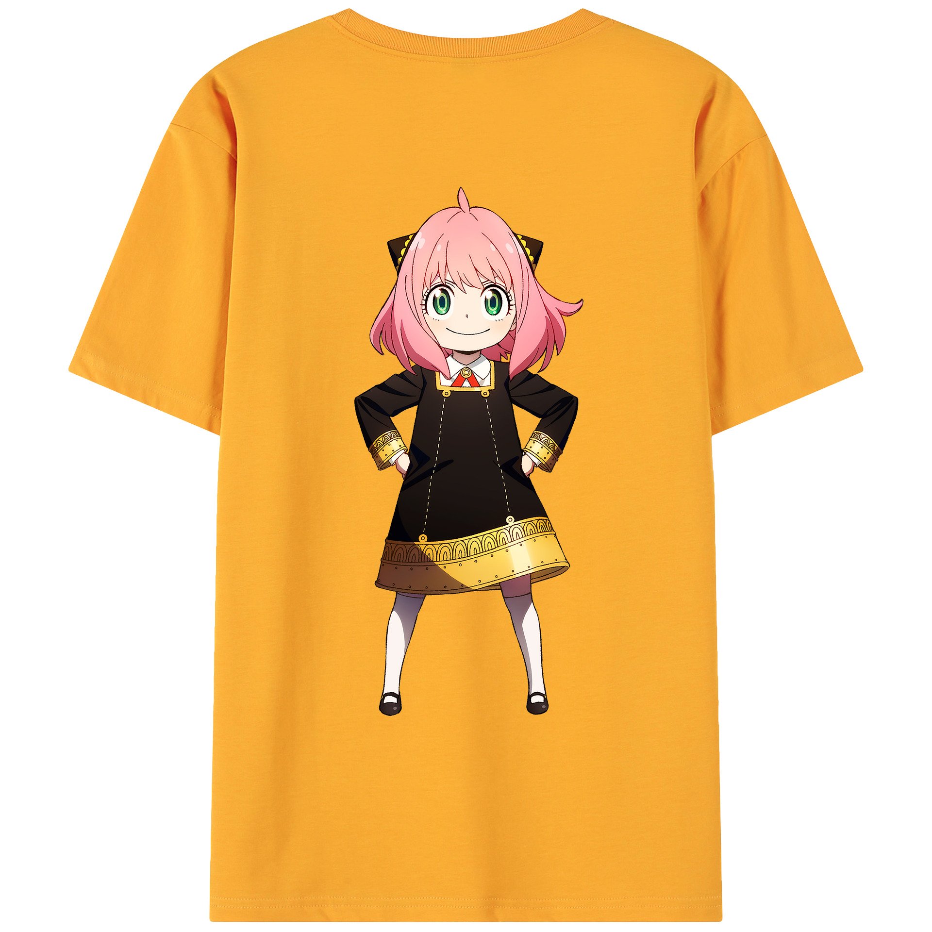 （画像用） SPY×FAMILY间谍家家酒 綿100％ メンズ半袖Tシャツ（バックプリント） 通気性