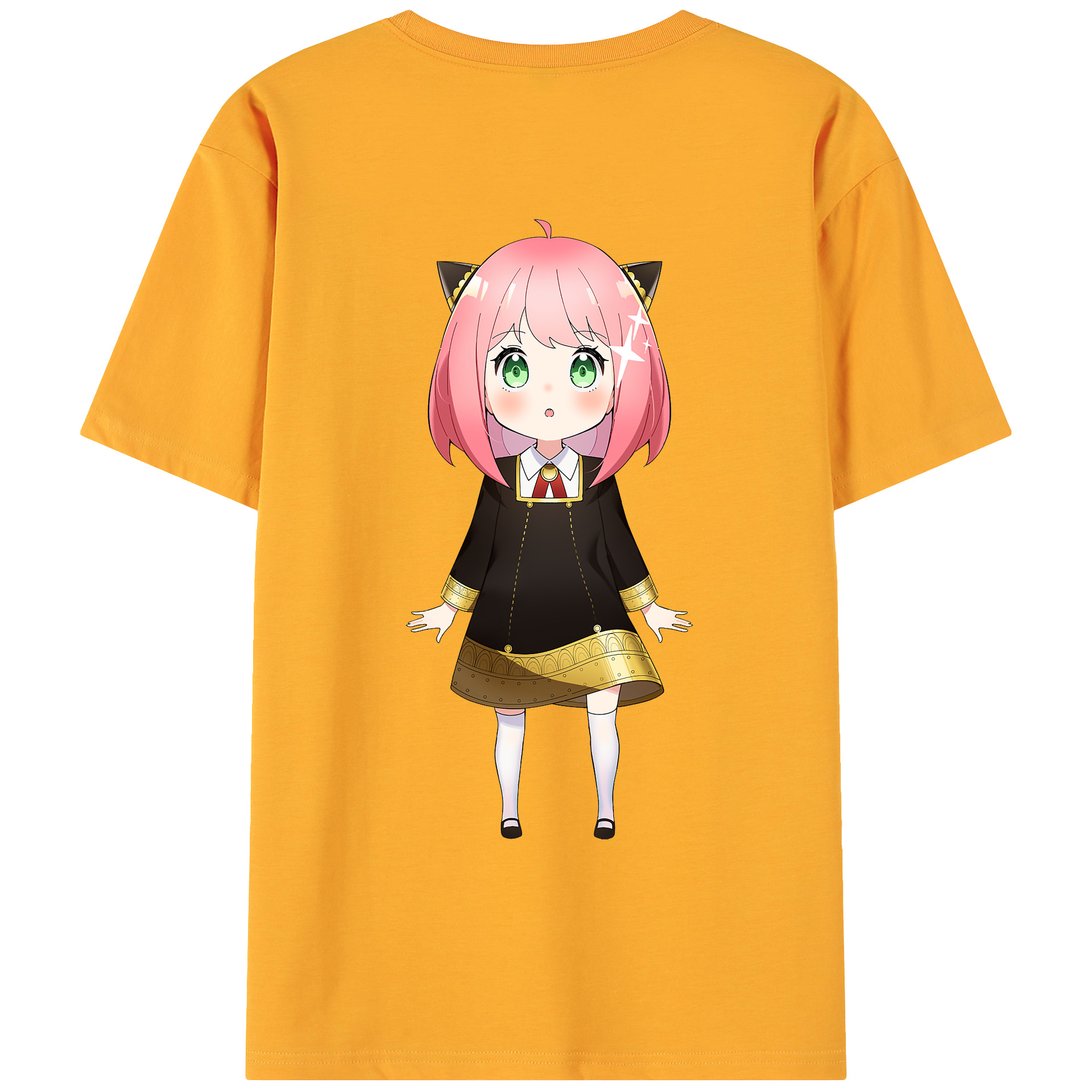 （画像用） SPY×FAMILY间谍家家酒 綿100％ メンズ半袖Tシャツ（バックプリント） 通気性