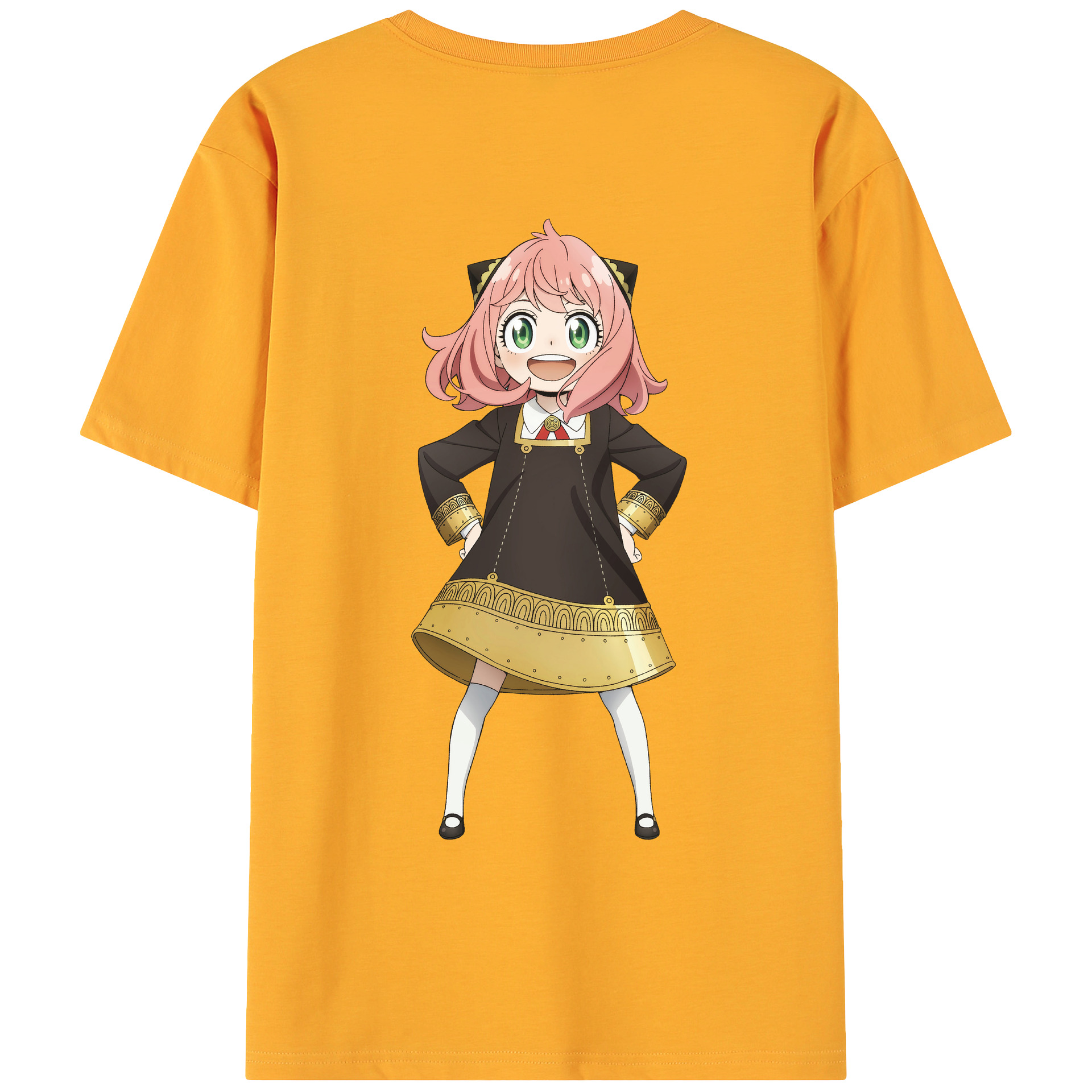 （画像用） SPY×FAMILY间谍家家酒 綿100％ メンズ半袖Tシャツ（バックプリント） 通気性