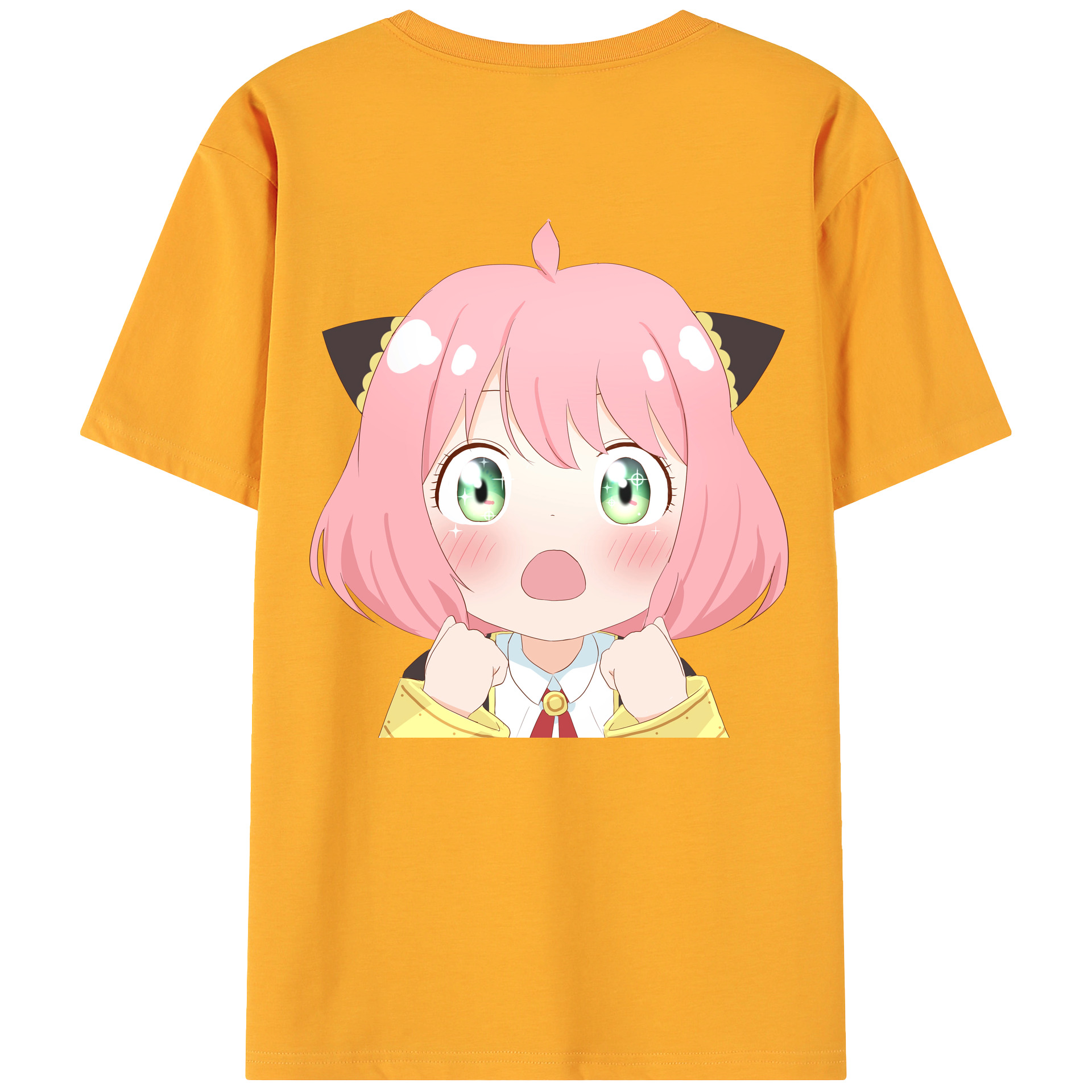 （画像用） SPY×FAMILY间谍家家酒 綿100％ メンズ半袖Tシャツ（バックプリント） 通気性