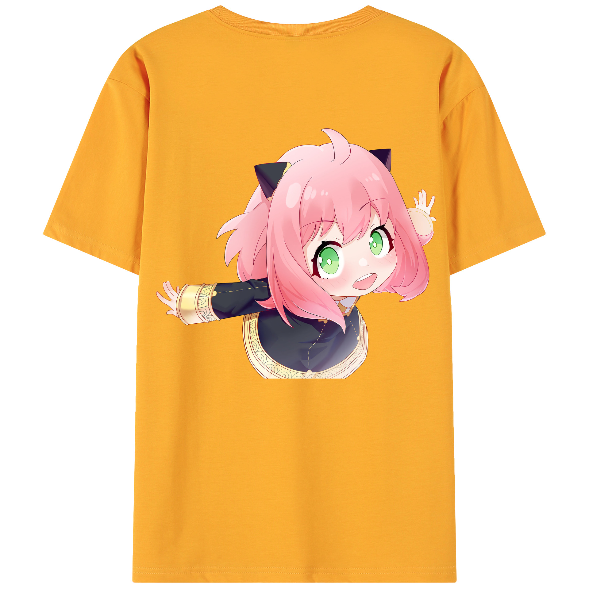 （画像用） SPY×FAMILY间谍家家酒 綿100％ メンズ半袖Tシャツ（バックプリント） 通気性
