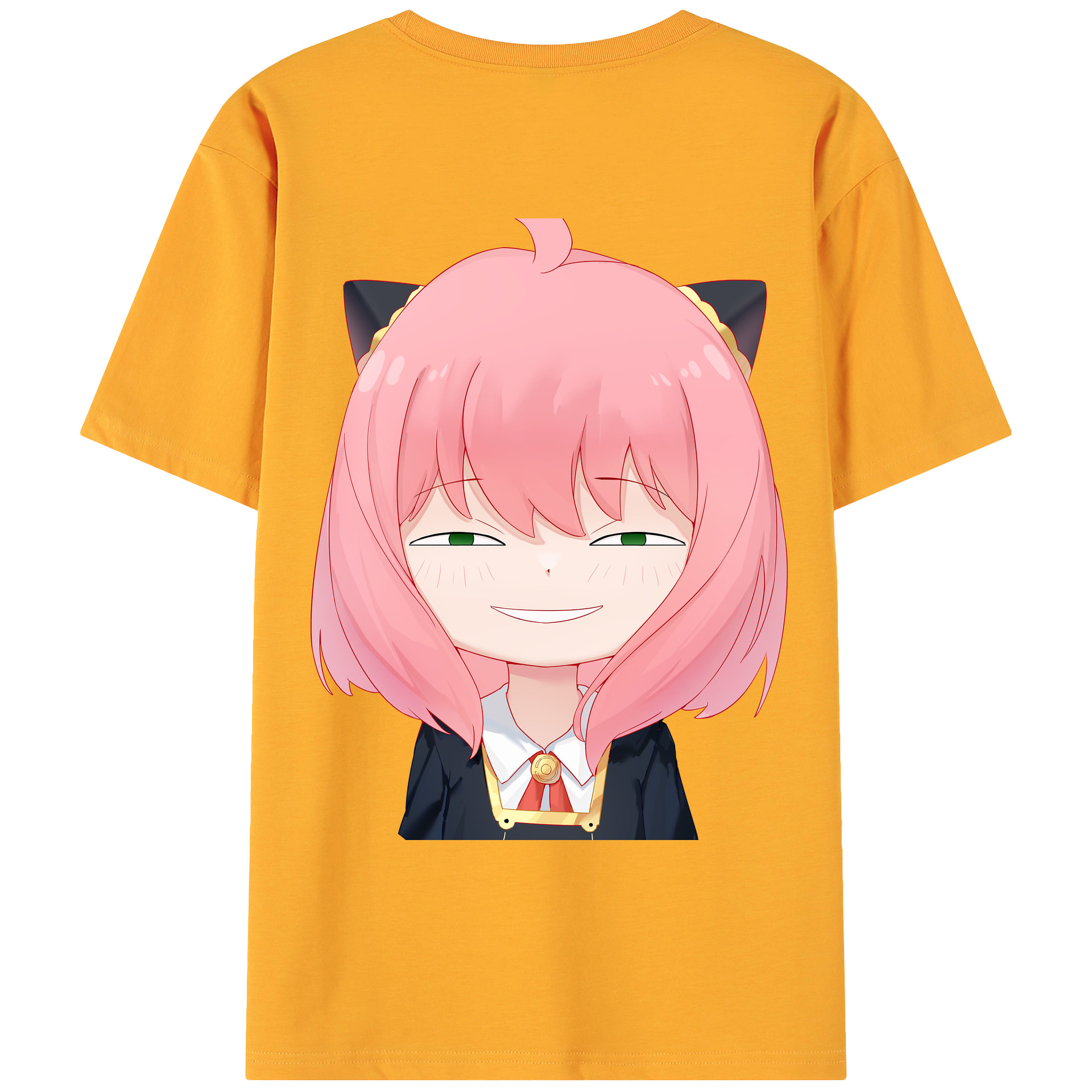 （画像用） SPY×FAMILY间谍家家酒 綿100％ メンズ半袖Tシャツ（バックプリント） 通気性