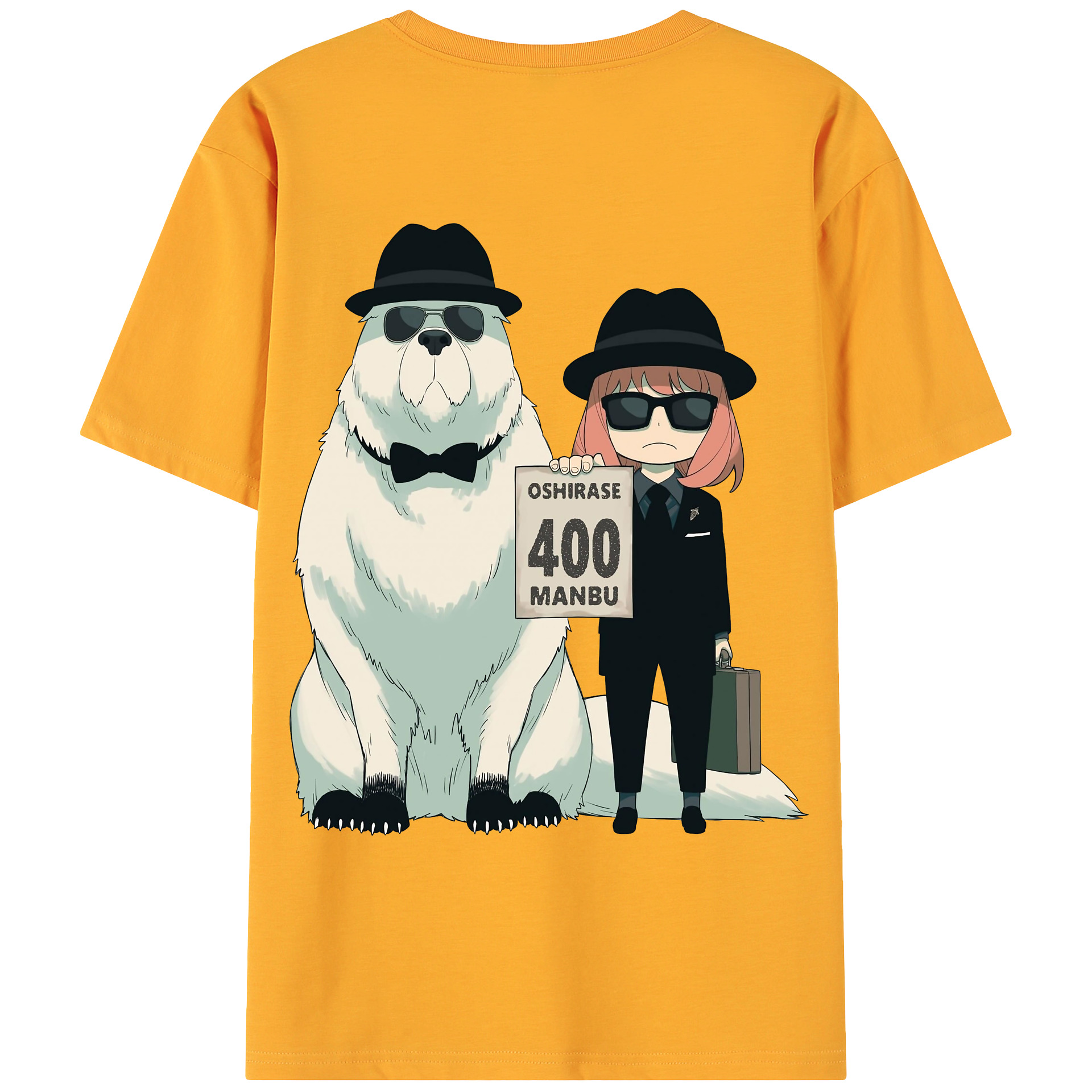 （画像用） SPY×FAMILY间谍家家酒 綿100％ メンズ半袖Tシャツ（バックプリント） 通気性