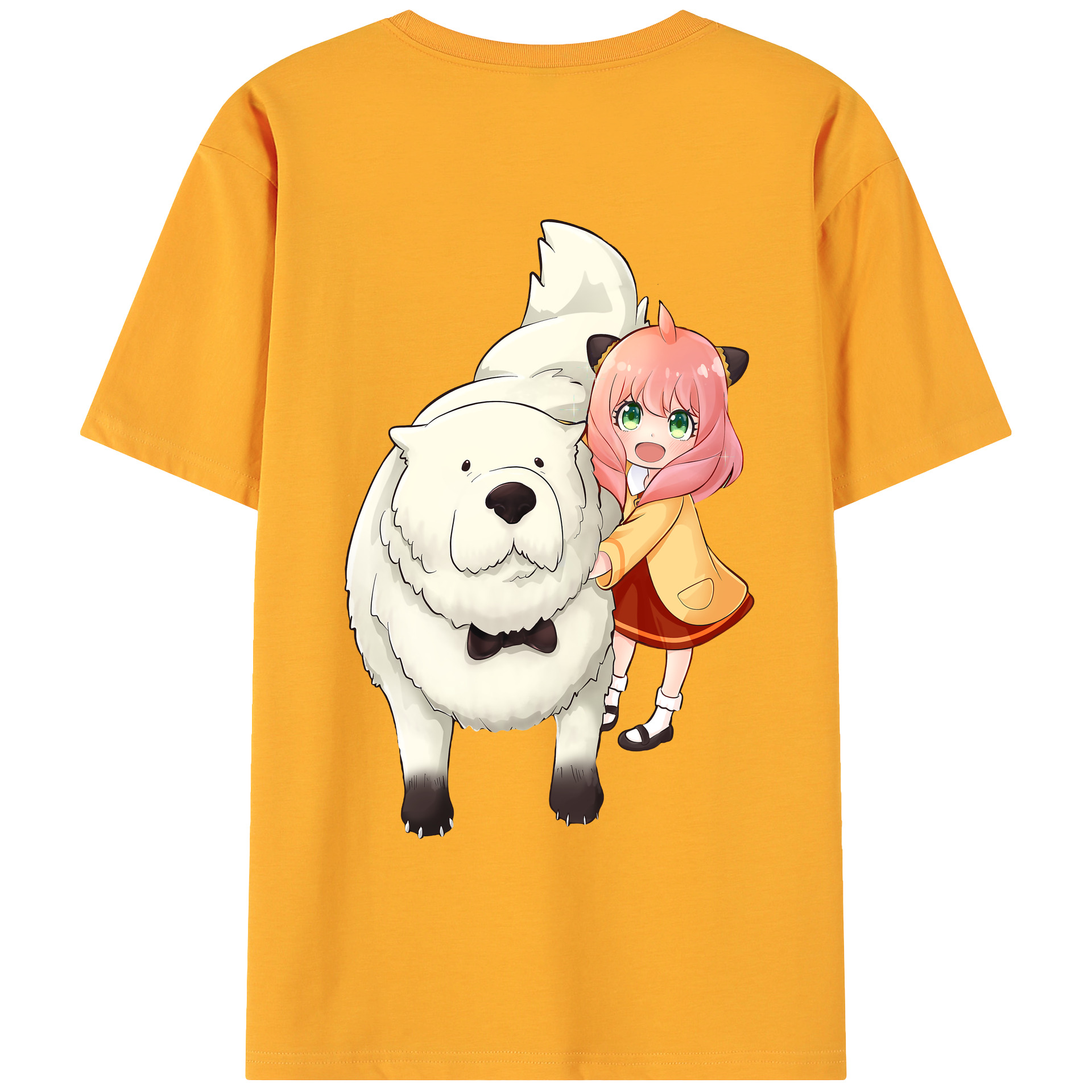 （画像用） SPY×FAMILY间谍家家酒 綿100％ メンズ半袖Tシャツ（バックプリント） 通気性