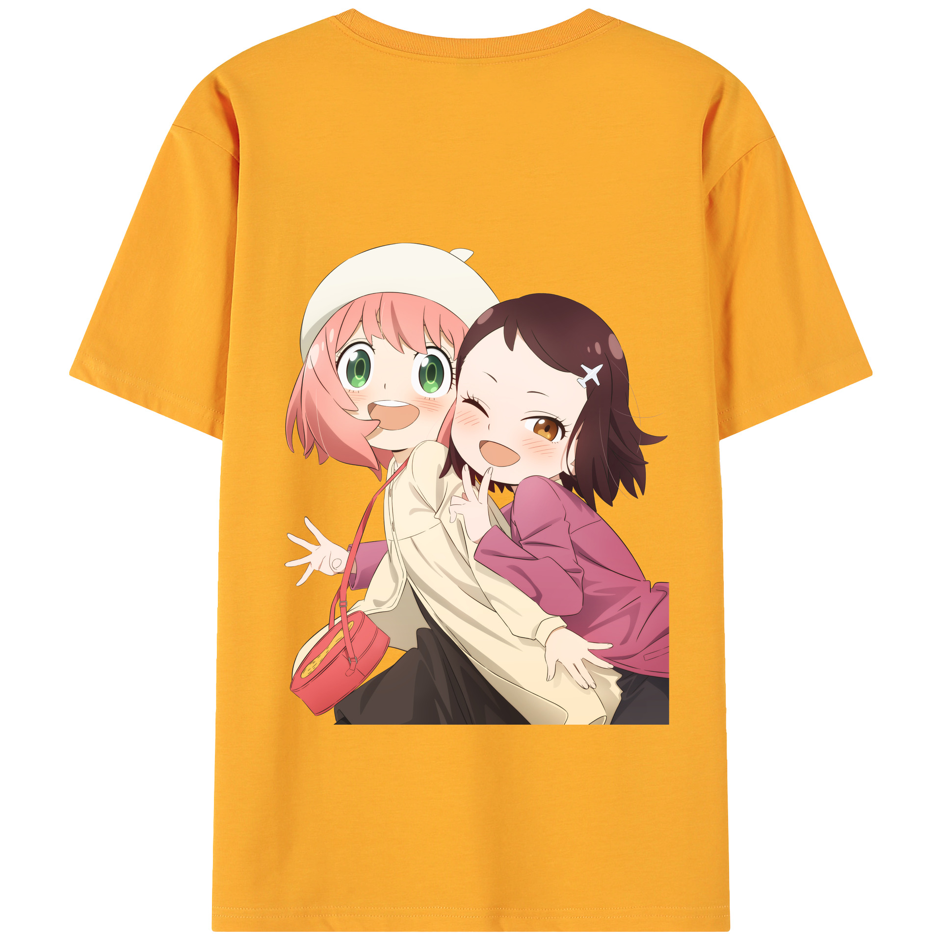 （画像用） SPY×FAMILY间谍家家酒 綿100％ メンズ半袖Tシャツ（バックプリント） 通気性