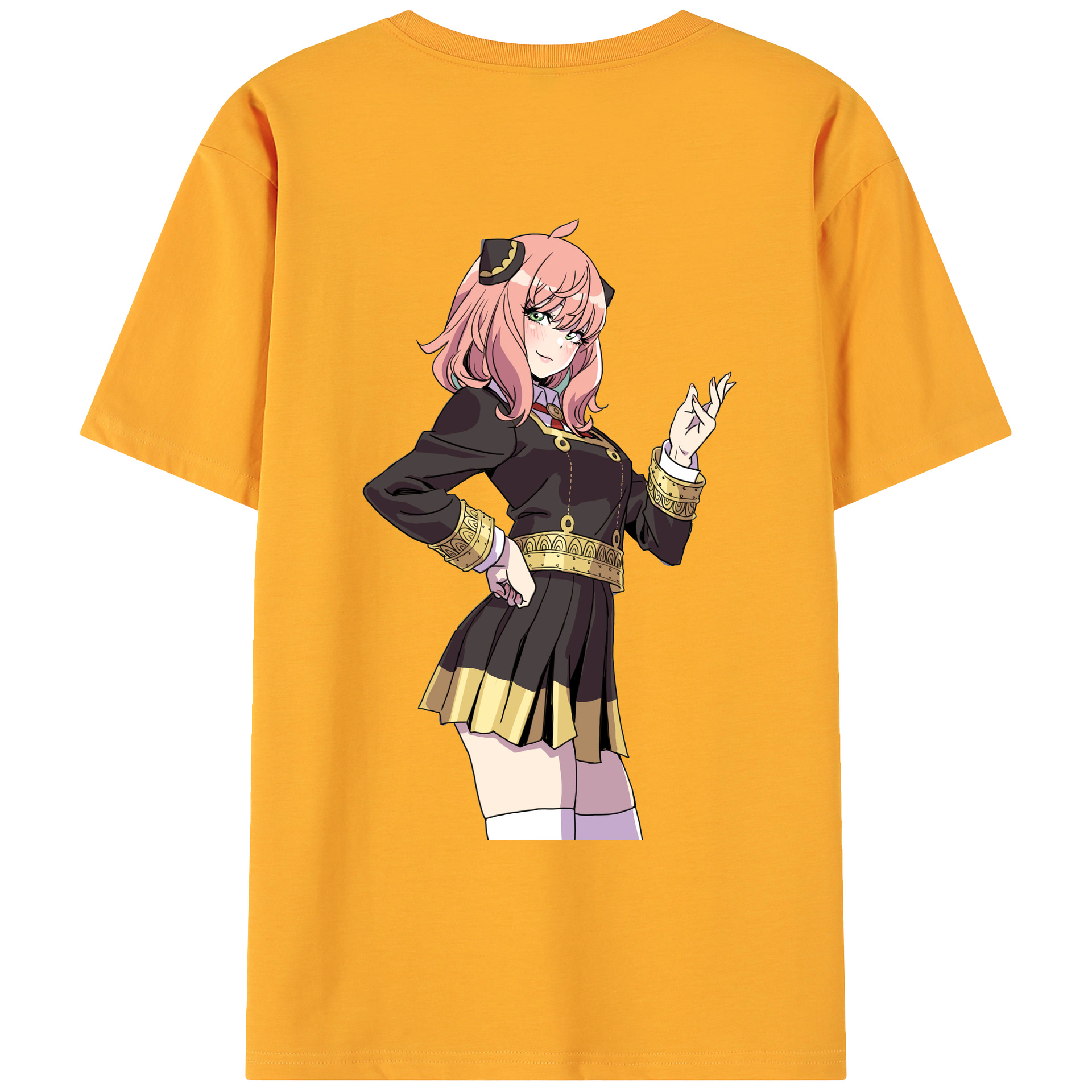 （画像用） SPY×FAMILY间谍家家酒 綿100％ メンズ半袖Tシャツ（バックプリント） 通気性