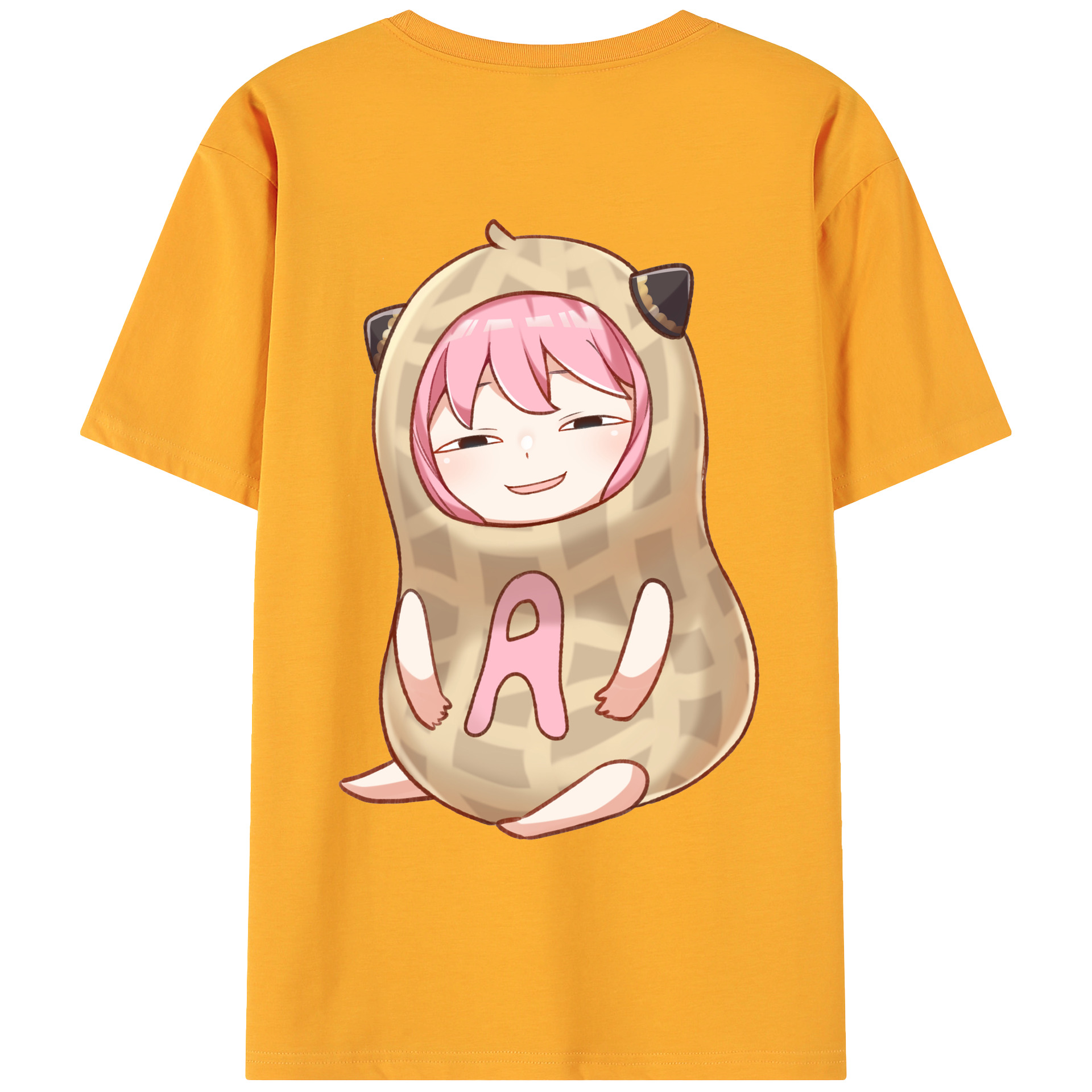 （画像用） SPY×FAMILY间谍家家酒 綿100％ メンズ半袖Tシャツ（バックプリント） 通気性