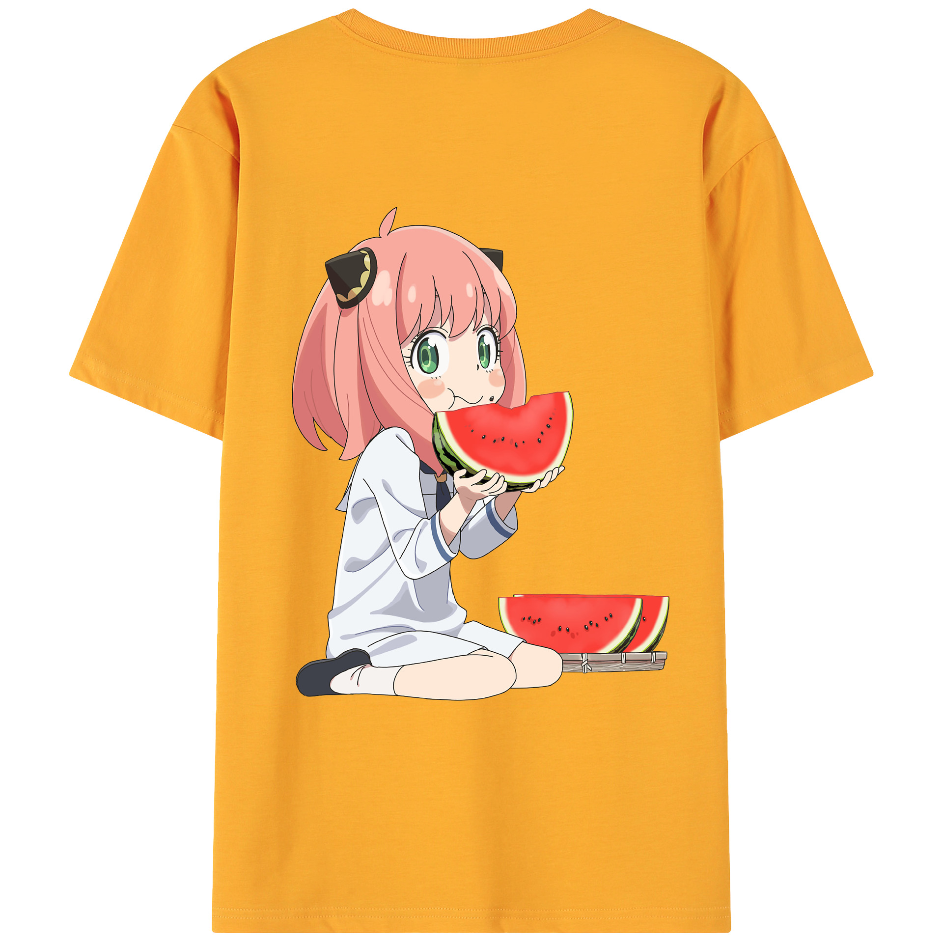 （画像用） SPY×FAMILY间谍家家酒 綿100％ メンズ半袖Tシャツ（バックプリント） 通気性