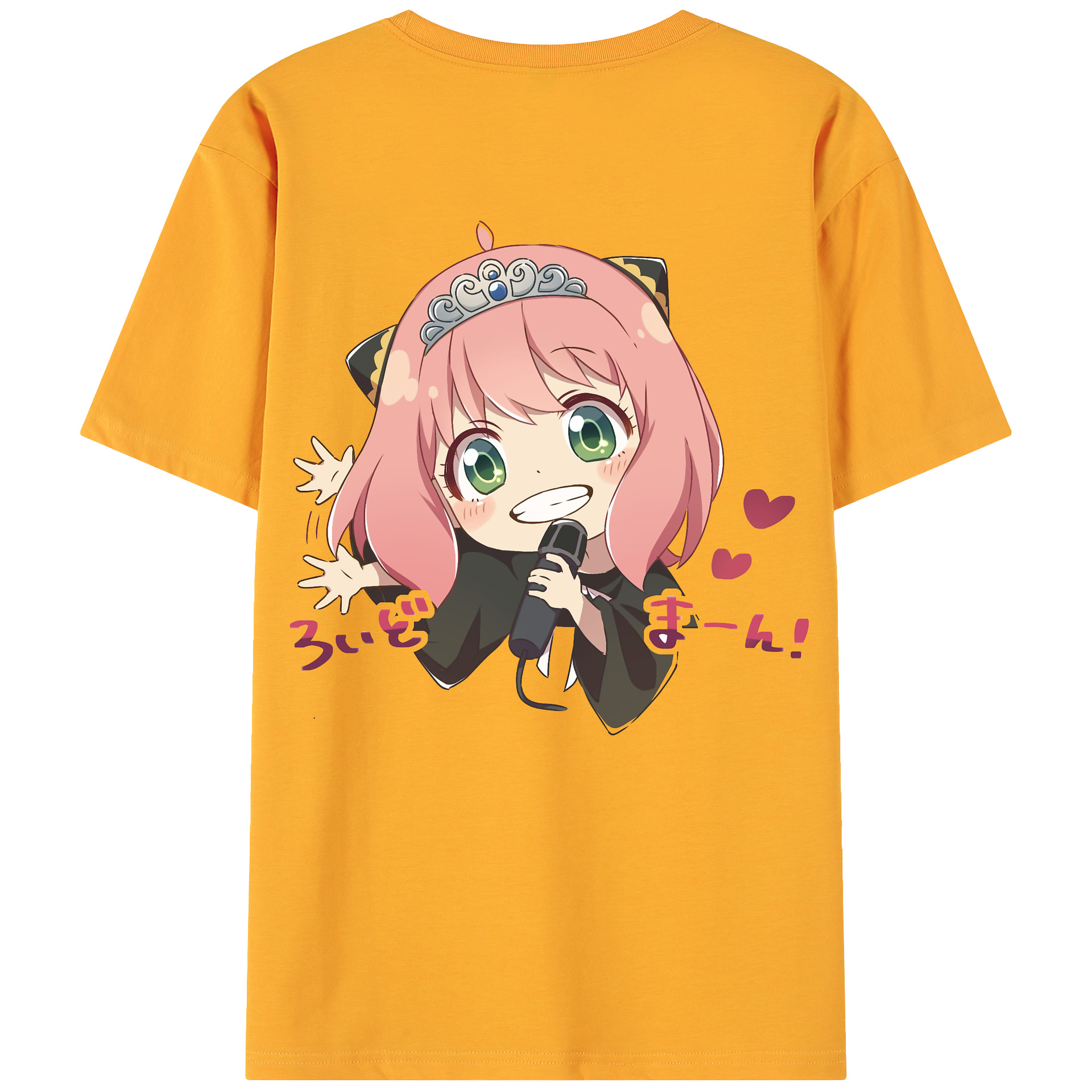 （画像用） SPY×FAMILY间谍家家酒 綿100％ メンズ半袖Tシャツ（バックプリント） 通気性