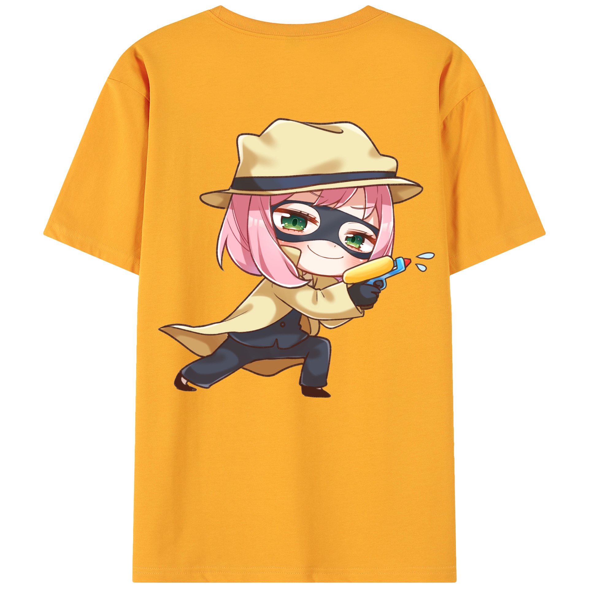 （画像用） SPY×FAMILY间谍家家酒 綿100％ メンズ半袖Tシャツ（バックプリント） 通気性