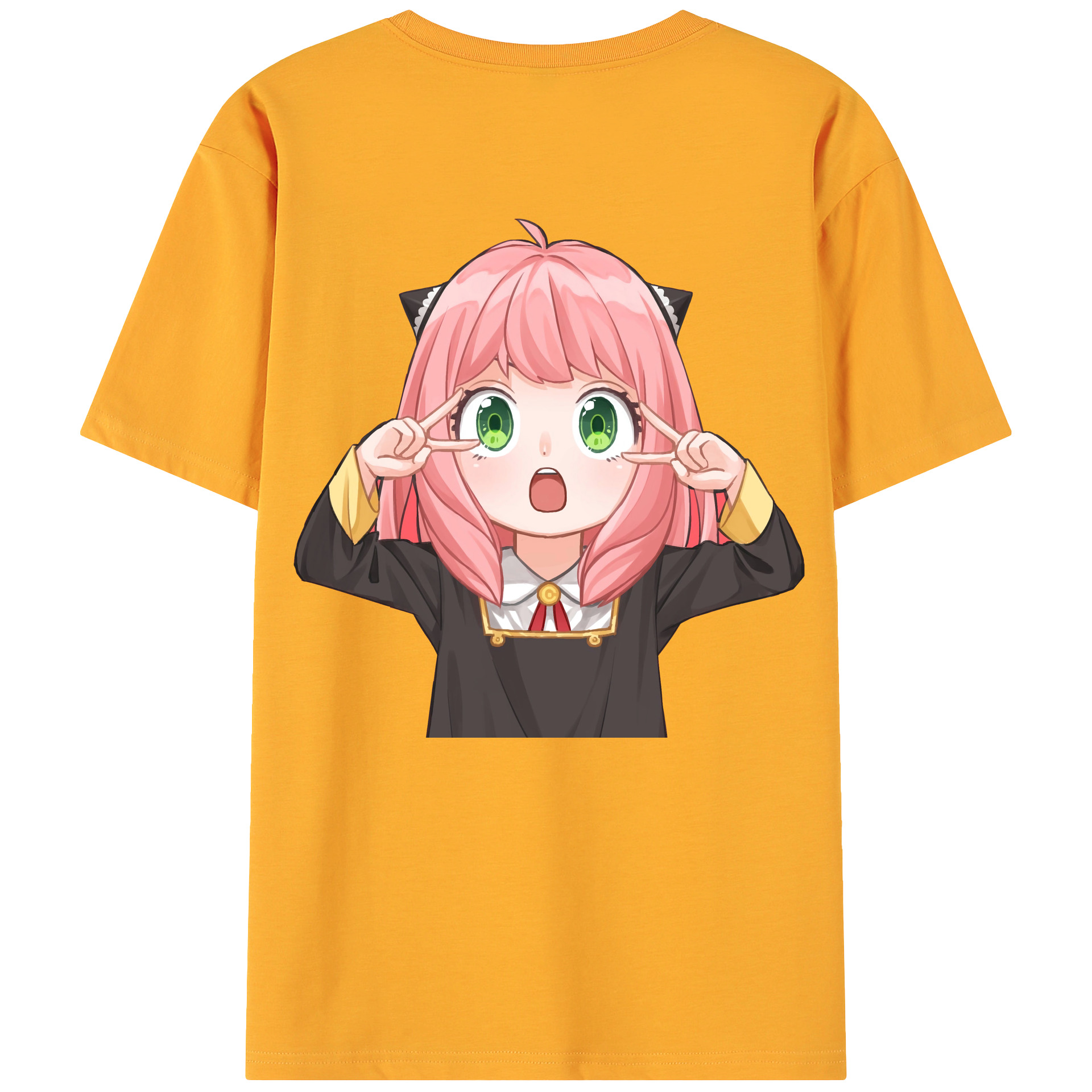 （画像用） SPY×FAMILY间谍家家酒 綿100％ メンズ半袖Tシャツ（バックプリント） 通気性