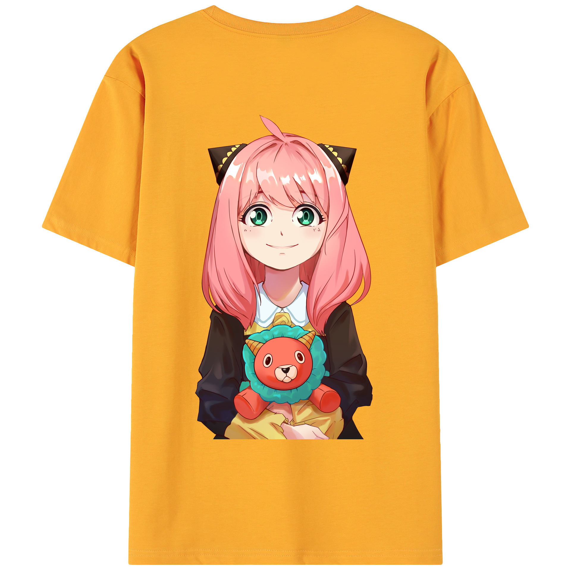 （画像用） SPY×FAMILY间谍家家酒 綿100％ メンズ半袖Tシャツ（バックプリント） 通気性