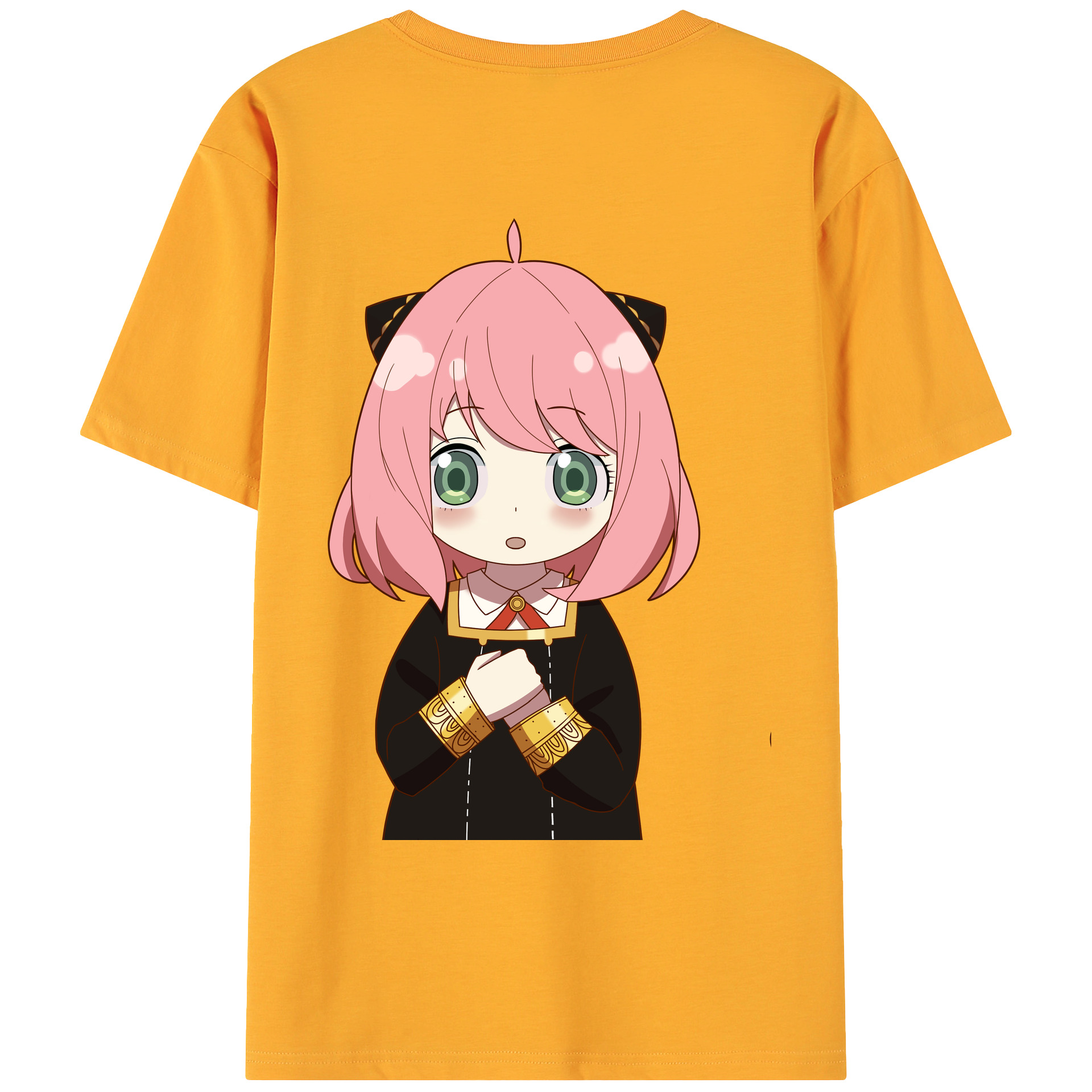 （画像用） SPY×FAMILY间谍家家酒 綿100％ メンズ半袖Tシャツ（バックプリント） 通気性
