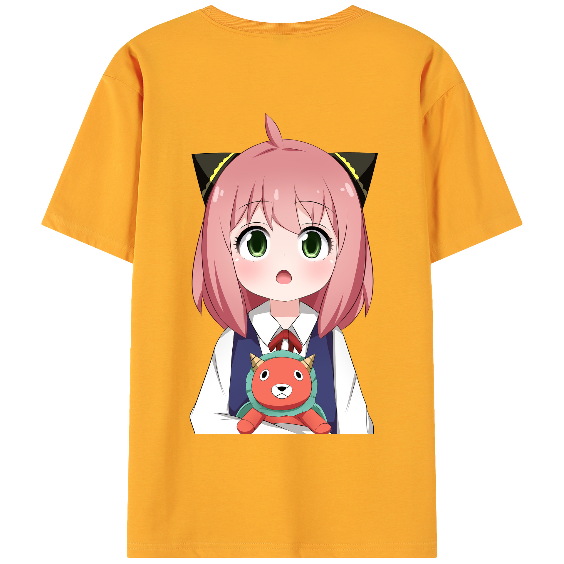 （画像用） SPY×FAMILY间谍家家酒 綿100％ メンズ半袖Tシャツ（バックプリント） 通気性
