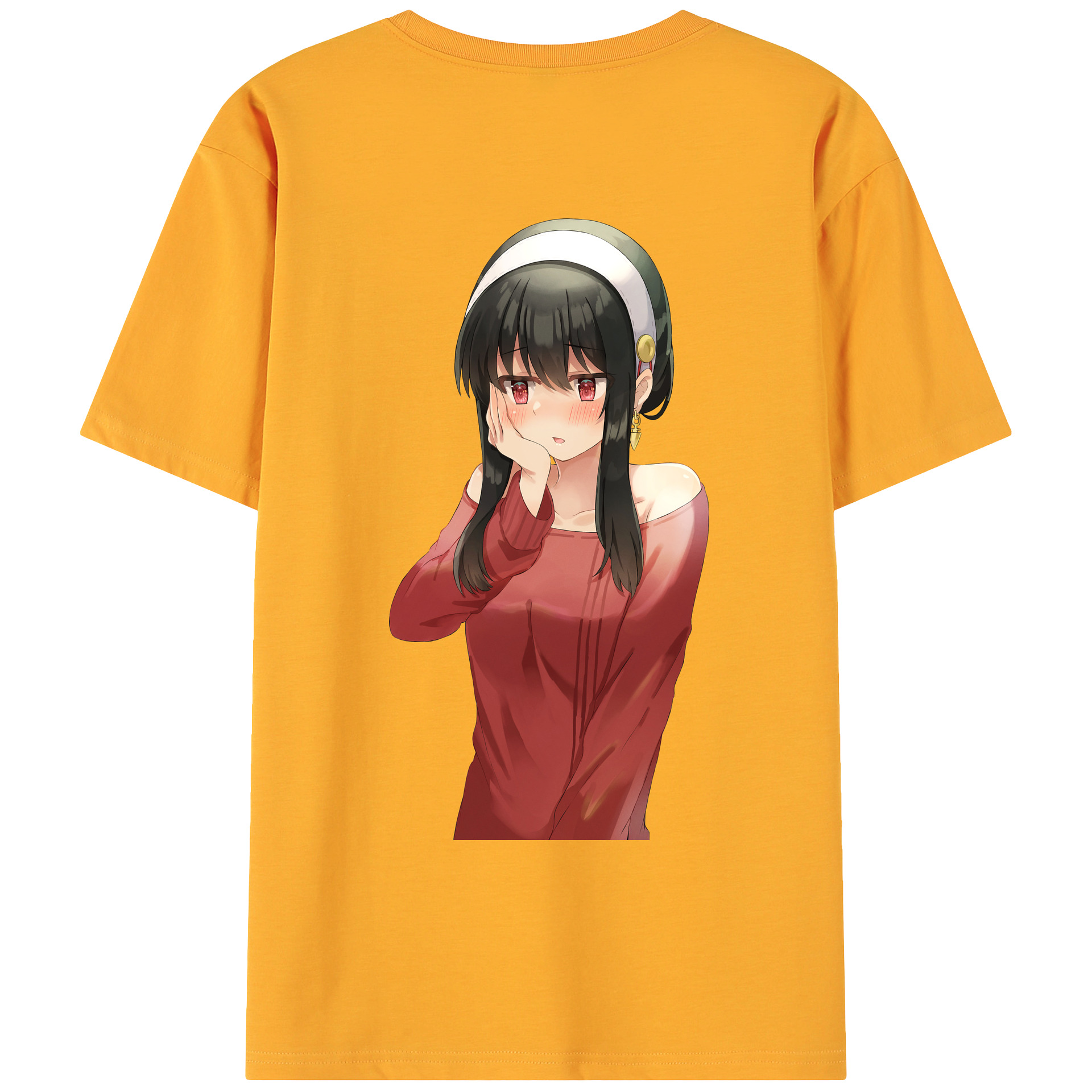 （画像用） SPY×FAMILY间谍家家酒 綿100％ メンズ半袖Tシャツ（バックプリント） 通気性