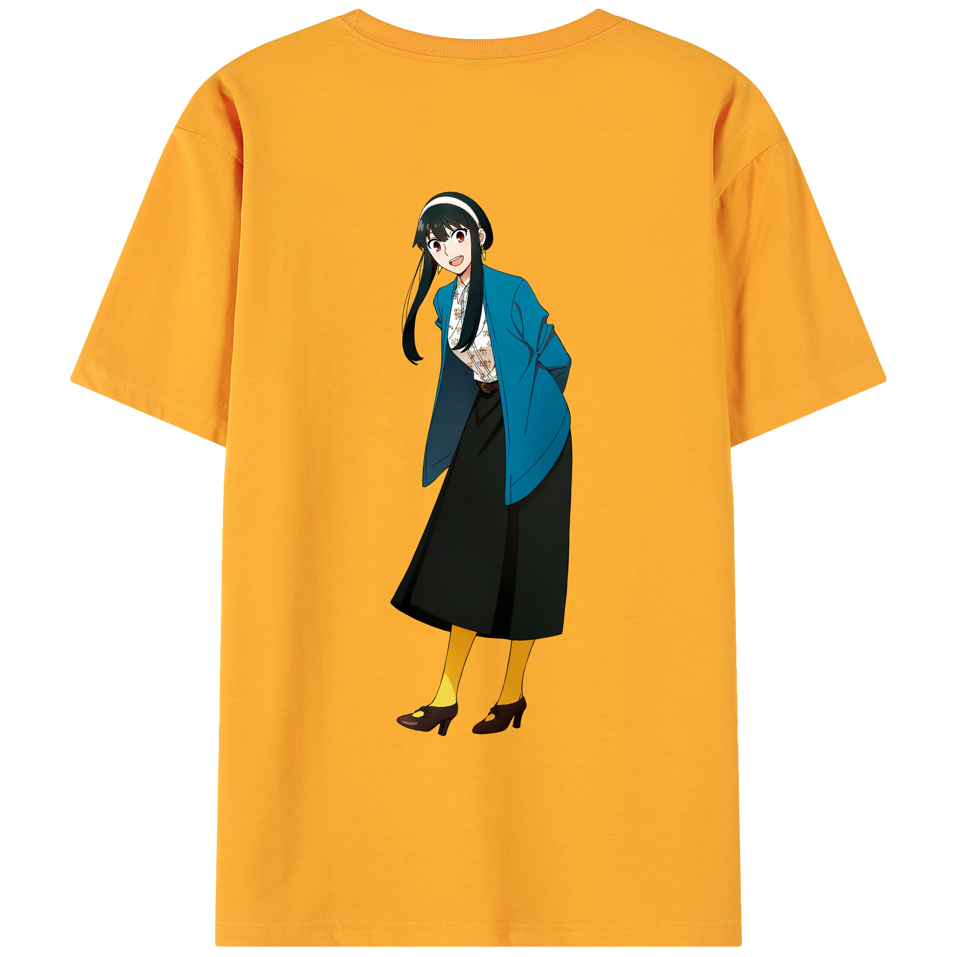 （画像用） SPY×FAMILY间谍家家酒 綿100％ メンズ半袖Tシャツ（バックプリント） 通気性