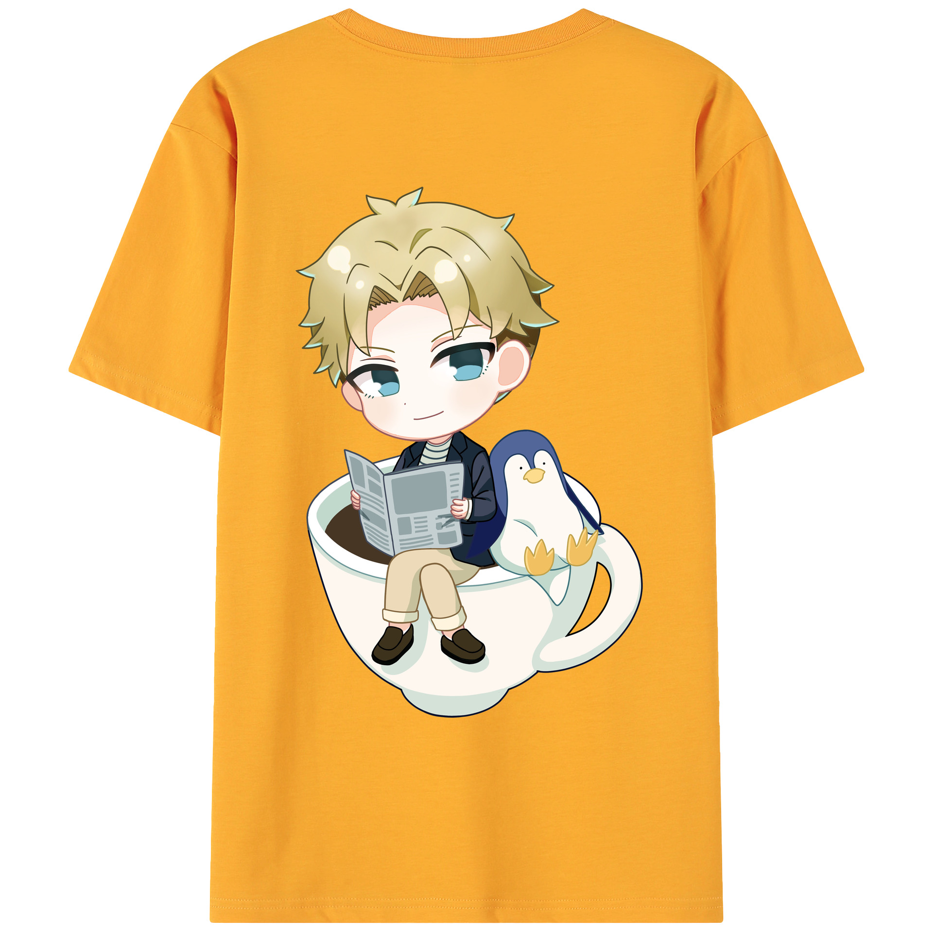 （画像用） SPY×FAMILY间谍家家酒 綿100％ メンズ半袖Tシャツ（バックプリント） 通気性