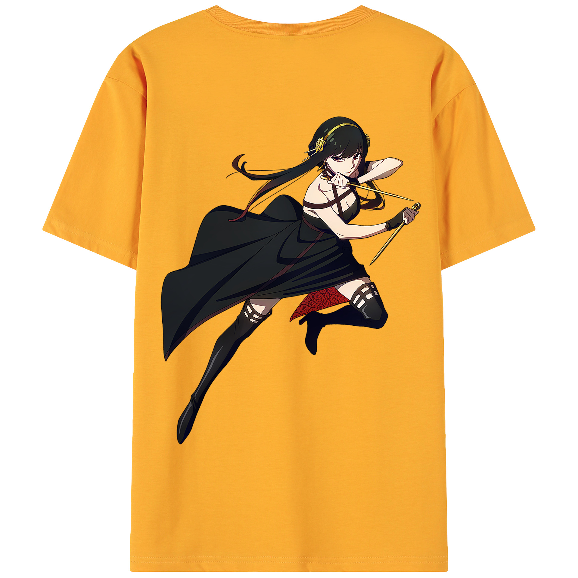 （画像用） SPY×FAMILY间谍家家酒 綿100％ メンズ半袖Tシャツ（バックプリント） 通気性