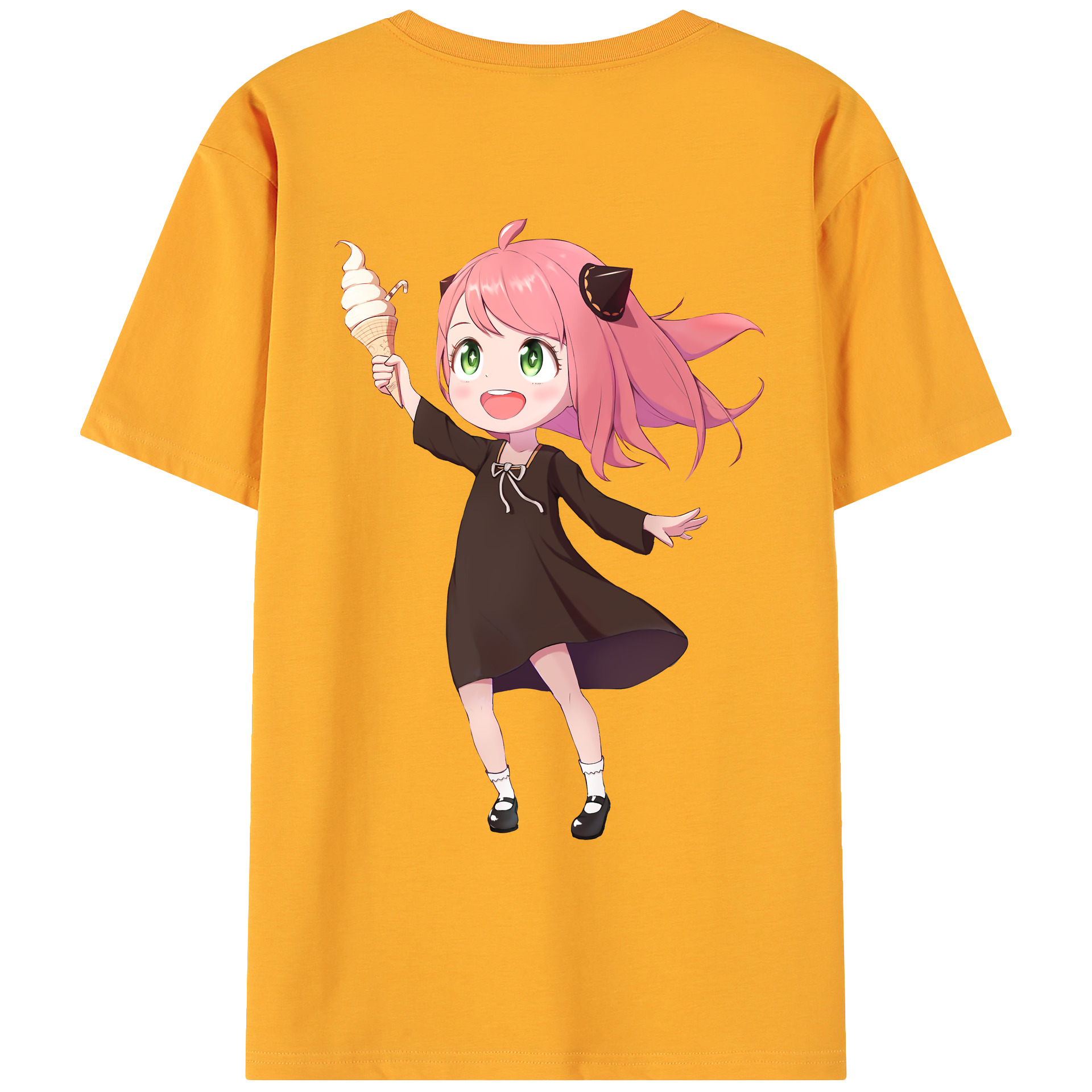 （画像用） SPY×FAMILY间谍家家酒 綿100％ メンズ半袖Tシャツ（バックプリント） 通気性
