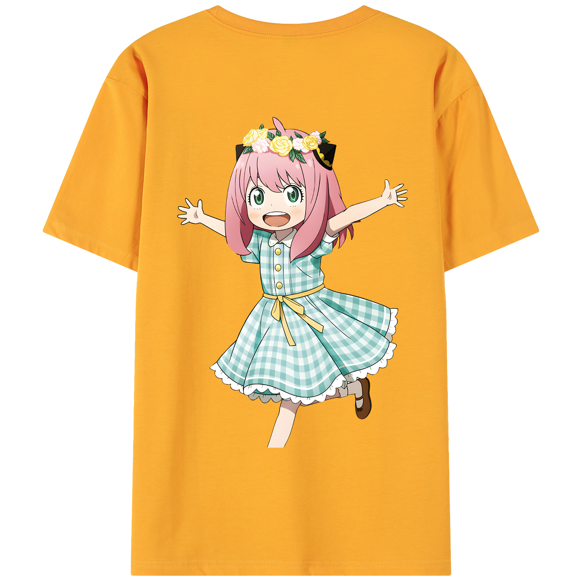 （画像用） SPY×FAMILY间谍家家酒 綿100％ メンズ半袖Tシャツ（バックプリント） 通気性