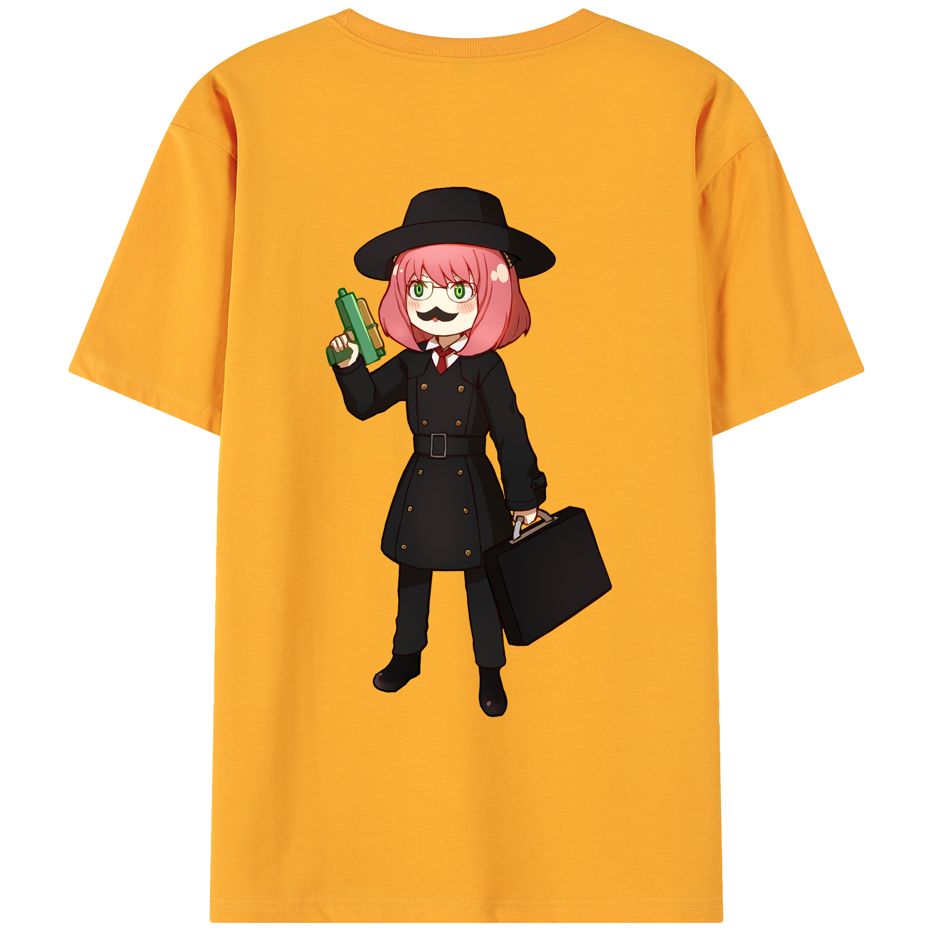 （画像用） SPY×FAMILY间谍家家酒 綿100％ メンズ半袖Tシャツ（バックプリント） 通気性