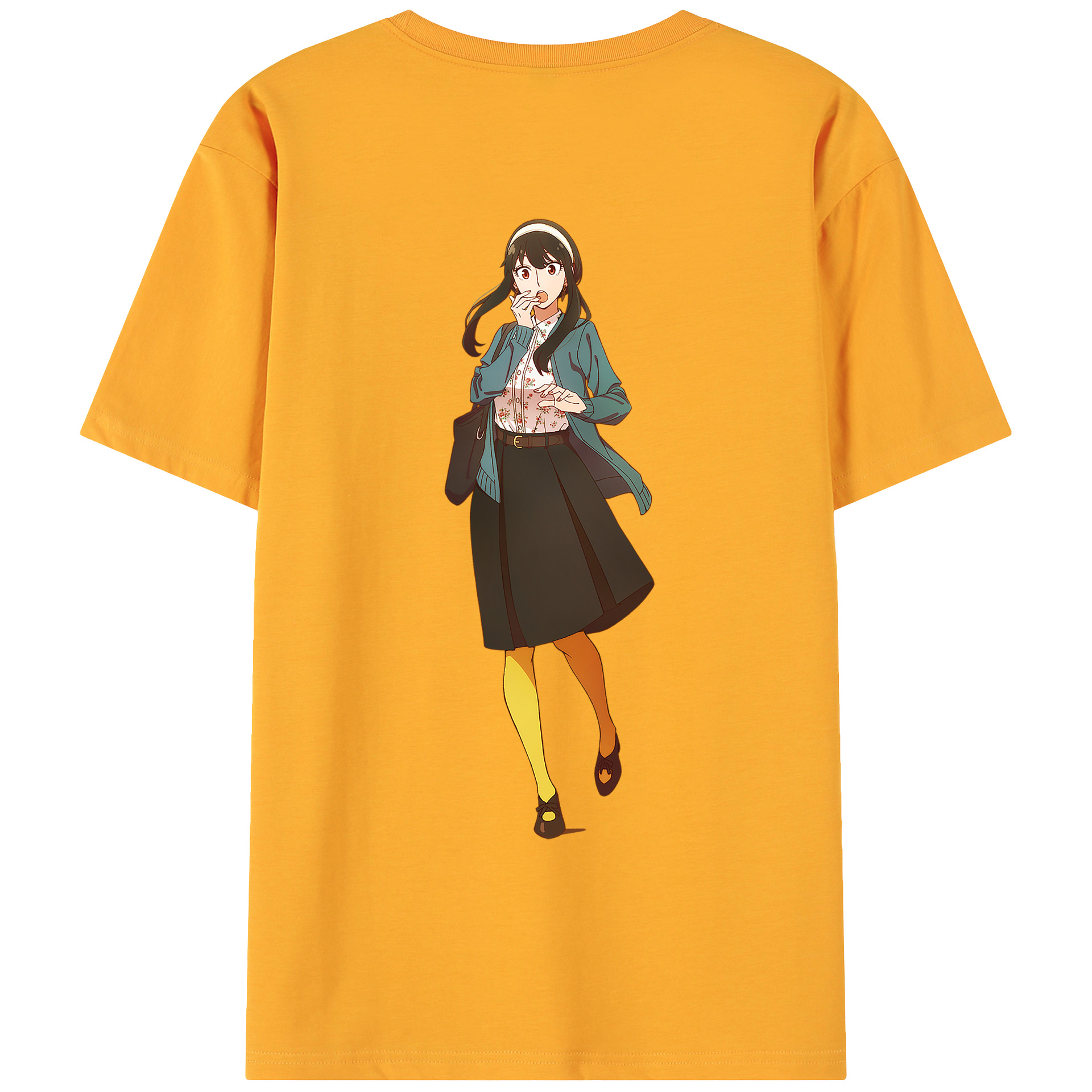 （画像用） SPY×FAMILY间谍家家酒 綿100％ メンズ半袖Tシャツ（バックプリント） 通気性