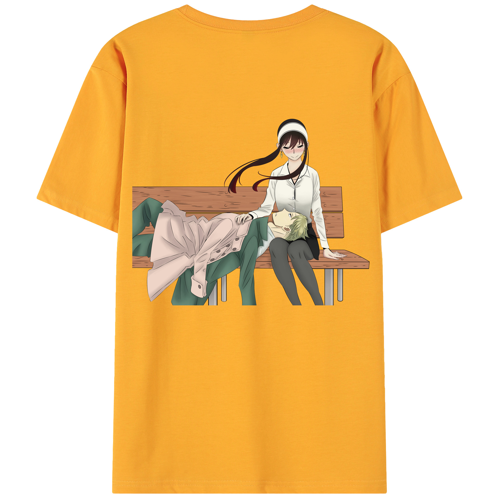 （画像用） SPY×FAMILY间谍家家酒 綿100％ メンズ半袖Tシャツ（バックプリント） 通気性