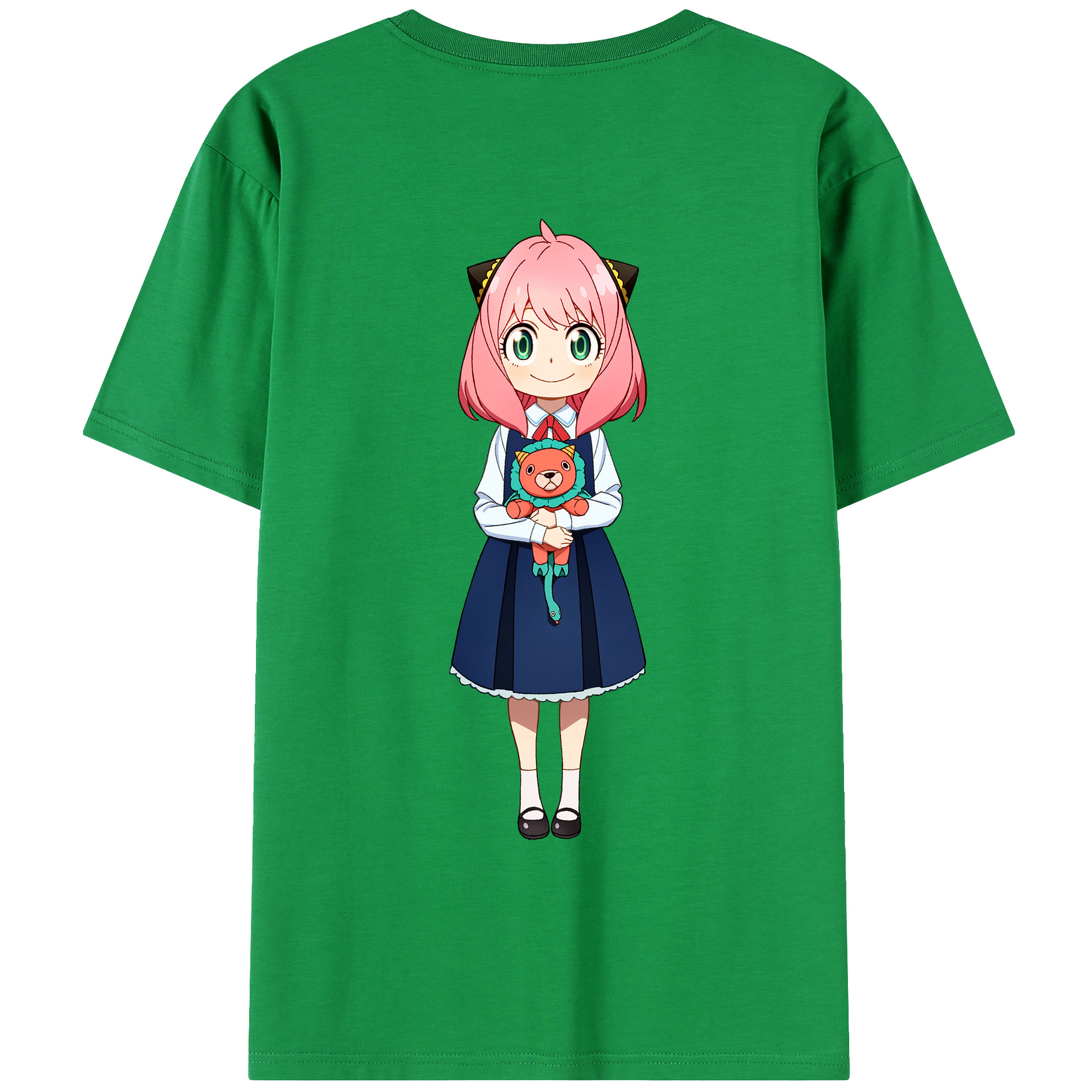 （画像用） SPY×FAMILY间谍家家酒 綿100％ メンズ半袖Tシャツ（バックプリント） 通気性