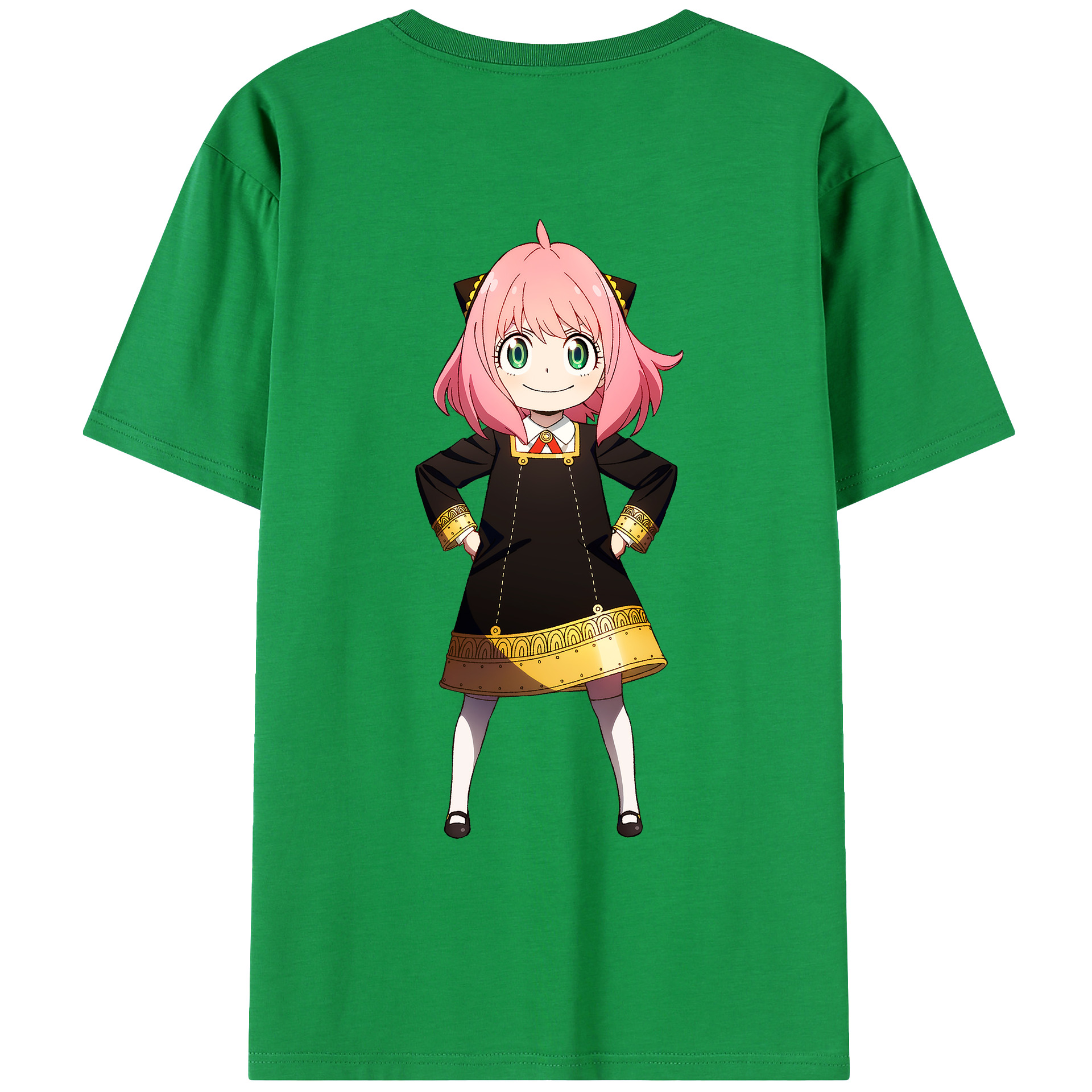 （画像用） SPY×FAMILY间谍家家酒 綿100％ メンズ半袖Tシャツ（バックプリント） 通気性