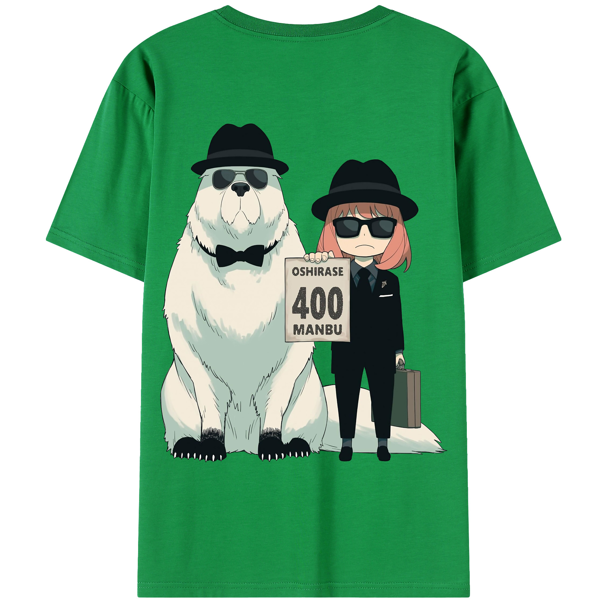 （画像用） SPY×FAMILY间谍家家酒 綿100％ メンズ半袖Tシャツ（バックプリント） 通気性