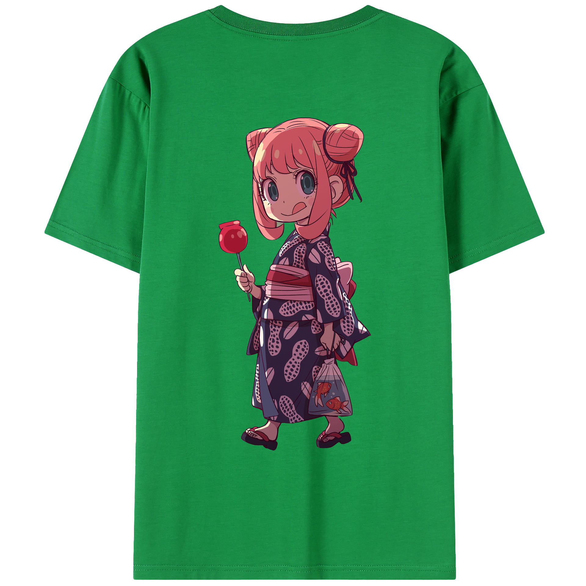 （画像用） SPY×FAMILY间谍家家酒 綿100％ メンズ半袖Tシャツ（バックプリント） 通気性