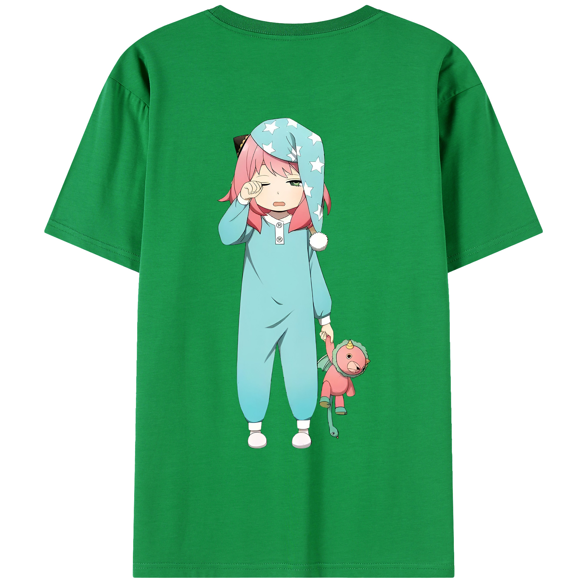 （画像用） SPY×FAMILY间谍家家酒 綿100％ メンズ半袖Tシャツ（バックプリント） 通気性
