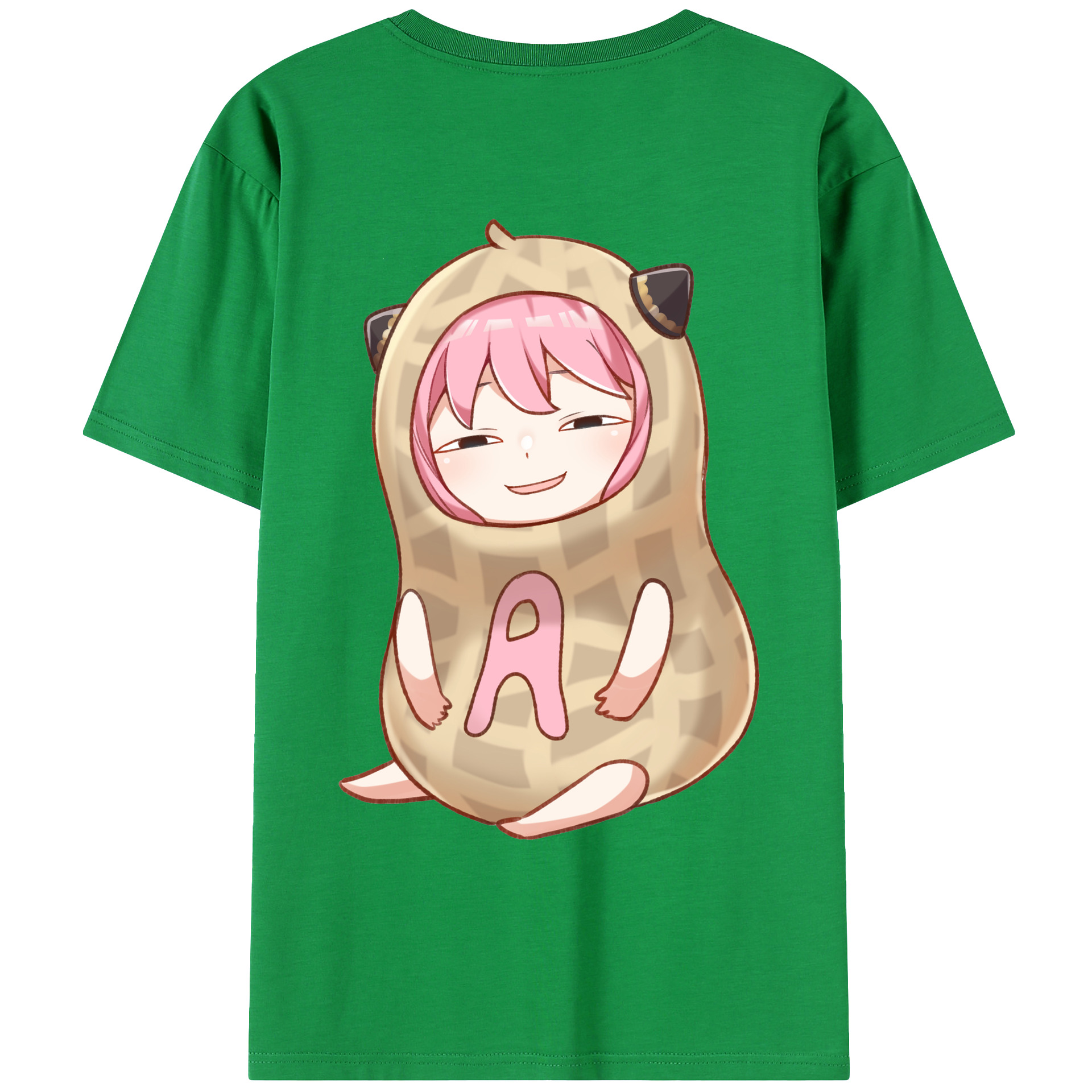 （画像用） SPY×FAMILY间谍家家酒 綿100％ メンズ半袖Tシャツ（バックプリント） 通気性
