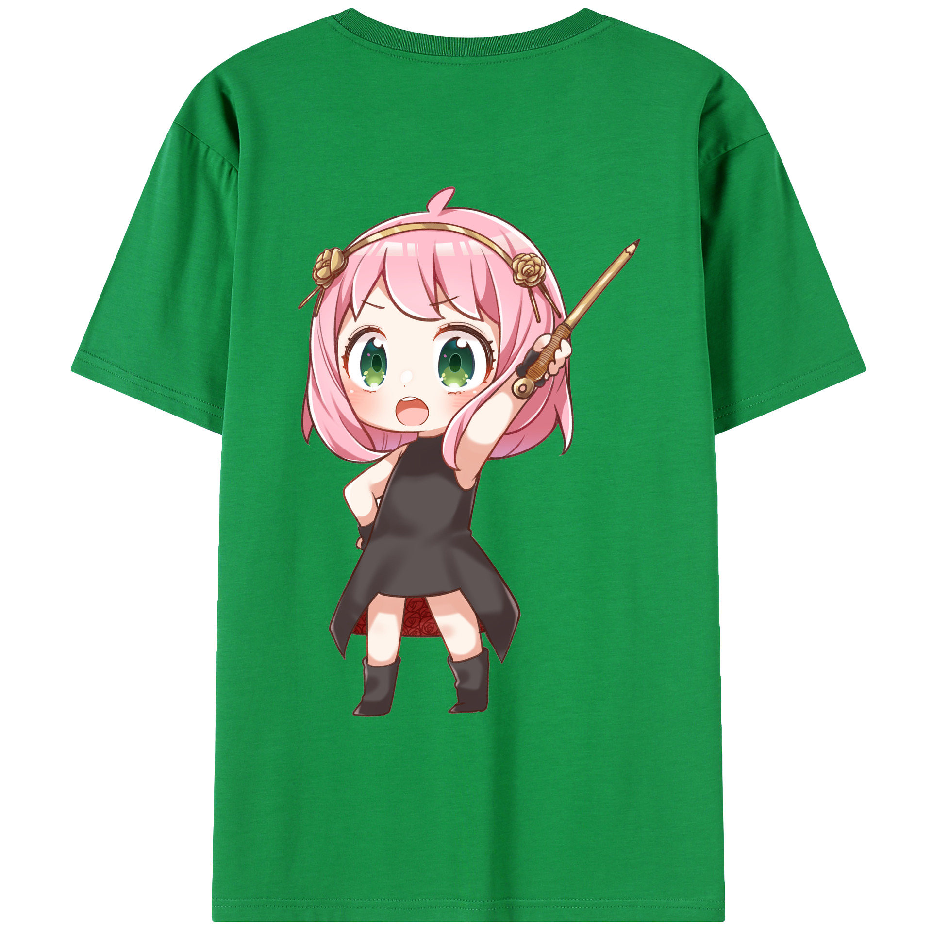 （画像用） SPY×FAMILY间谍家家酒 綿100％ メンズ半袖Tシャツ（バックプリント） 通気性