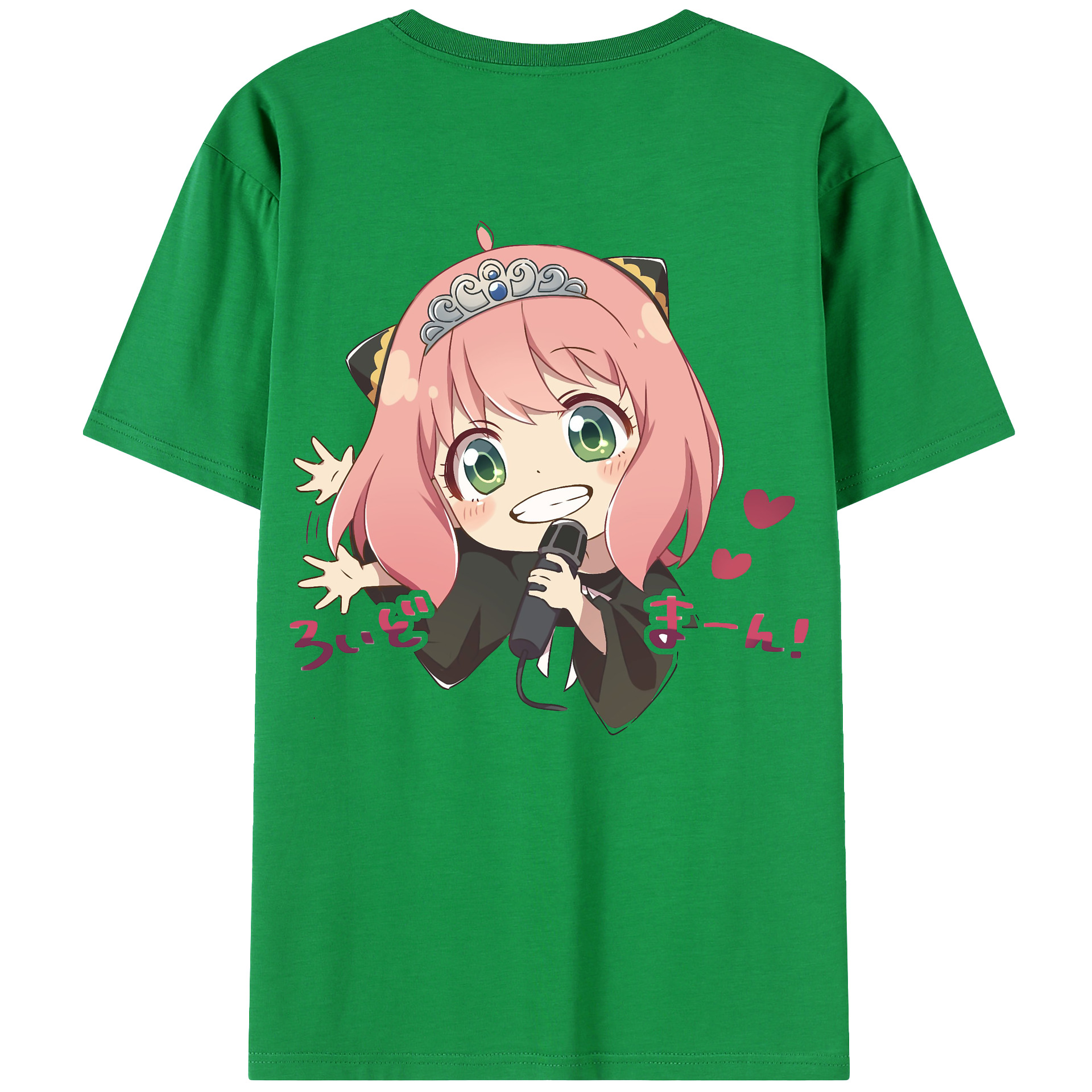 （画像用） SPY×FAMILY间谍家家酒 綿100％ メンズ半袖Tシャツ（バックプリント） 通気性