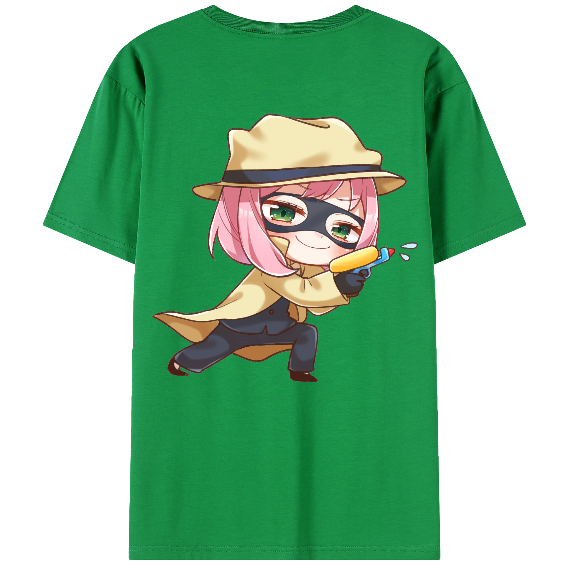 （画像用） SPY×FAMILY间谍家家酒 綿100％ メンズ半袖Tシャツ（バックプリント） 通気性