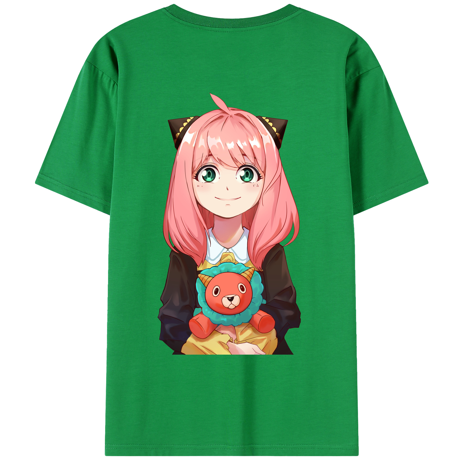 （画像用） SPY×FAMILY间谍家家酒 綿100％ メンズ半袖Tシャツ（バックプリント） 通気性