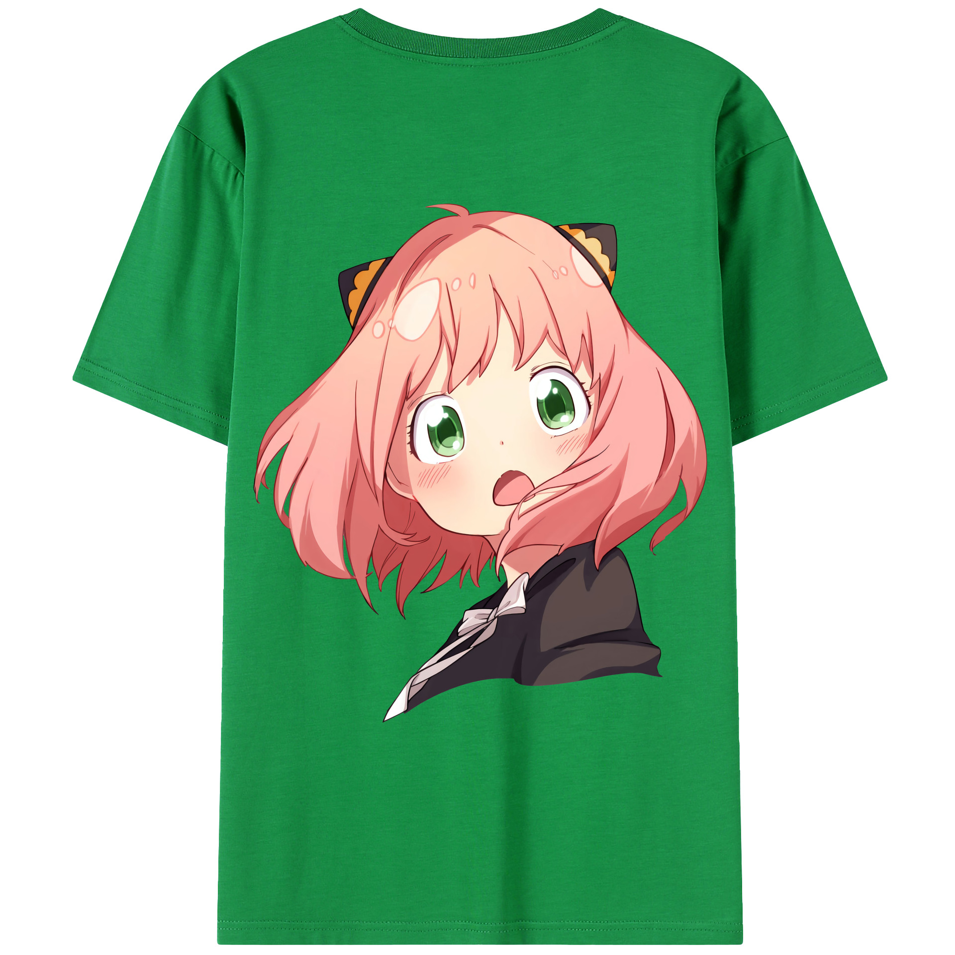 （画像用） SPY×FAMILY间谍家家酒 綿100％ メンズ半袖Tシャツ（バックプリント） 通気性