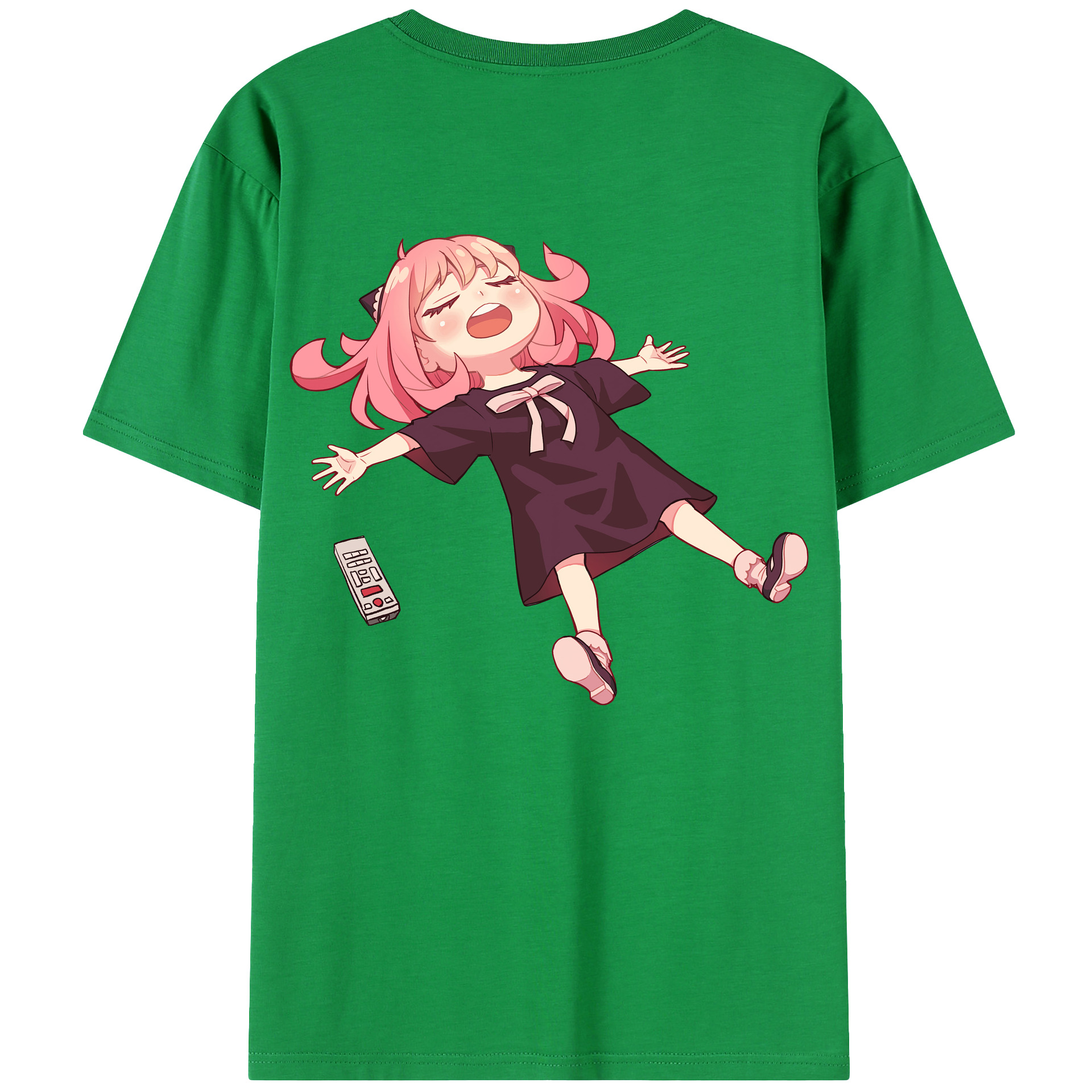 （画像用） SPY×FAMILY间谍家家酒 綿100％ メンズ半袖Tシャツ（バックプリント） 通気性