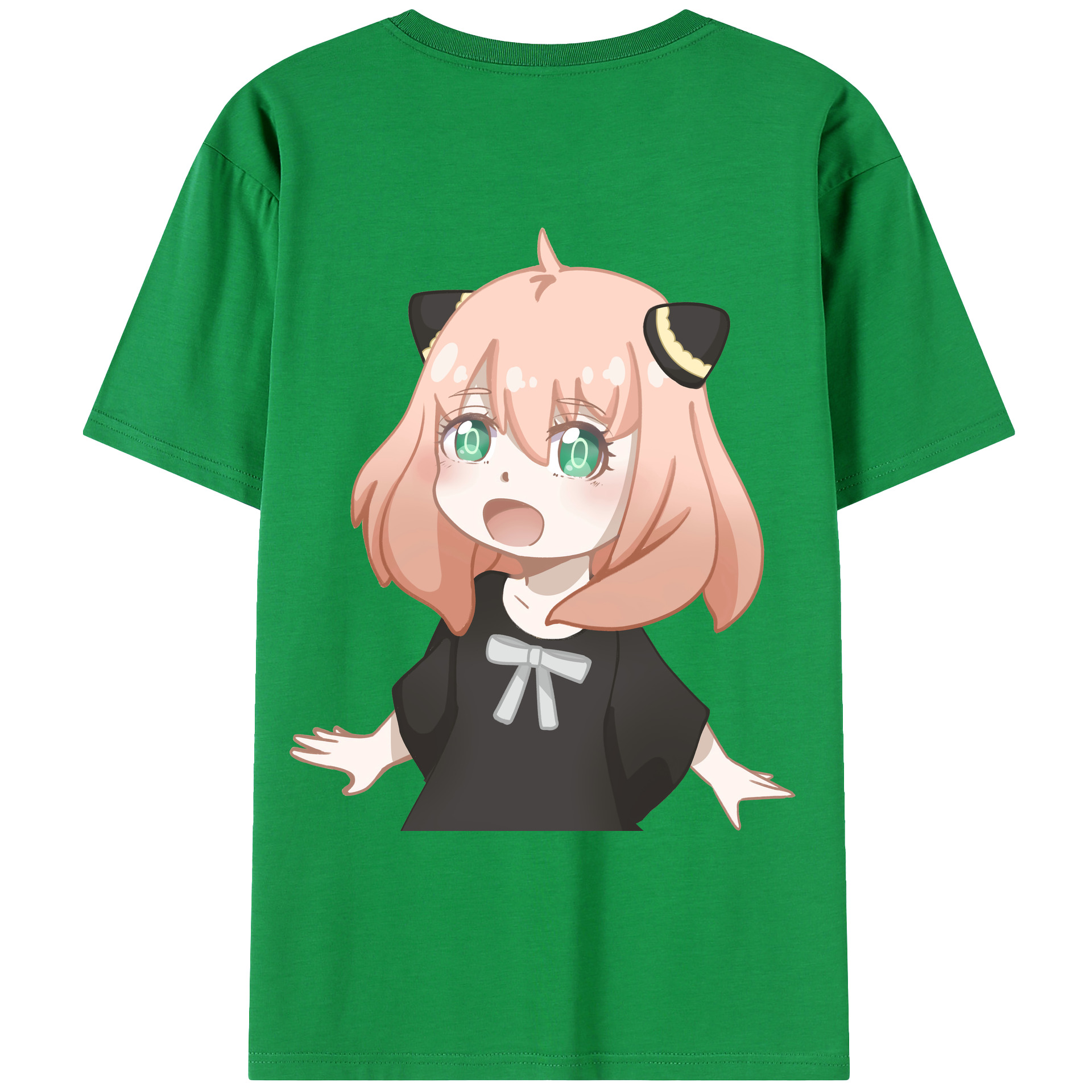 （画像用） SPY×FAMILY间谍家家酒 綿100％ メンズ半袖Tシャツ（バックプリント） 通気性